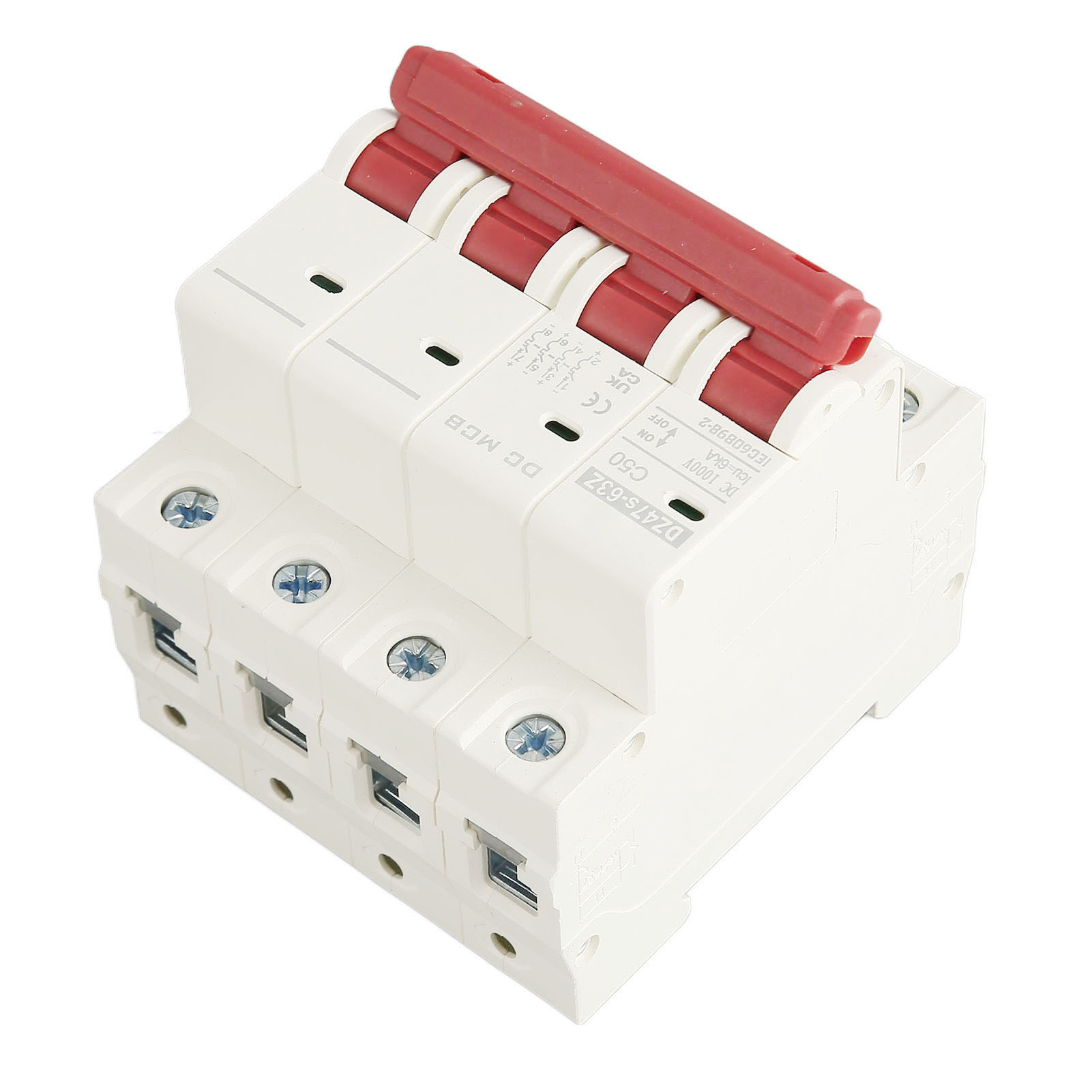 Mini 4p 50a Dc1000v 6000a Schaltleistungs-leistungsschalter, Photovoltaik-solarschutz, Kompakter Automatischer Schalter Für Pv-systeme.