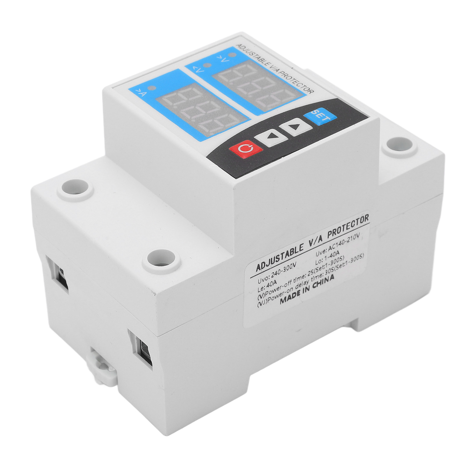 Über-/unterspannungsschutzrelais 240 V–300 V, 40 A, Digitalanzeige, Sicherheitsvorrichtung Mit Automatischer Rückstellung