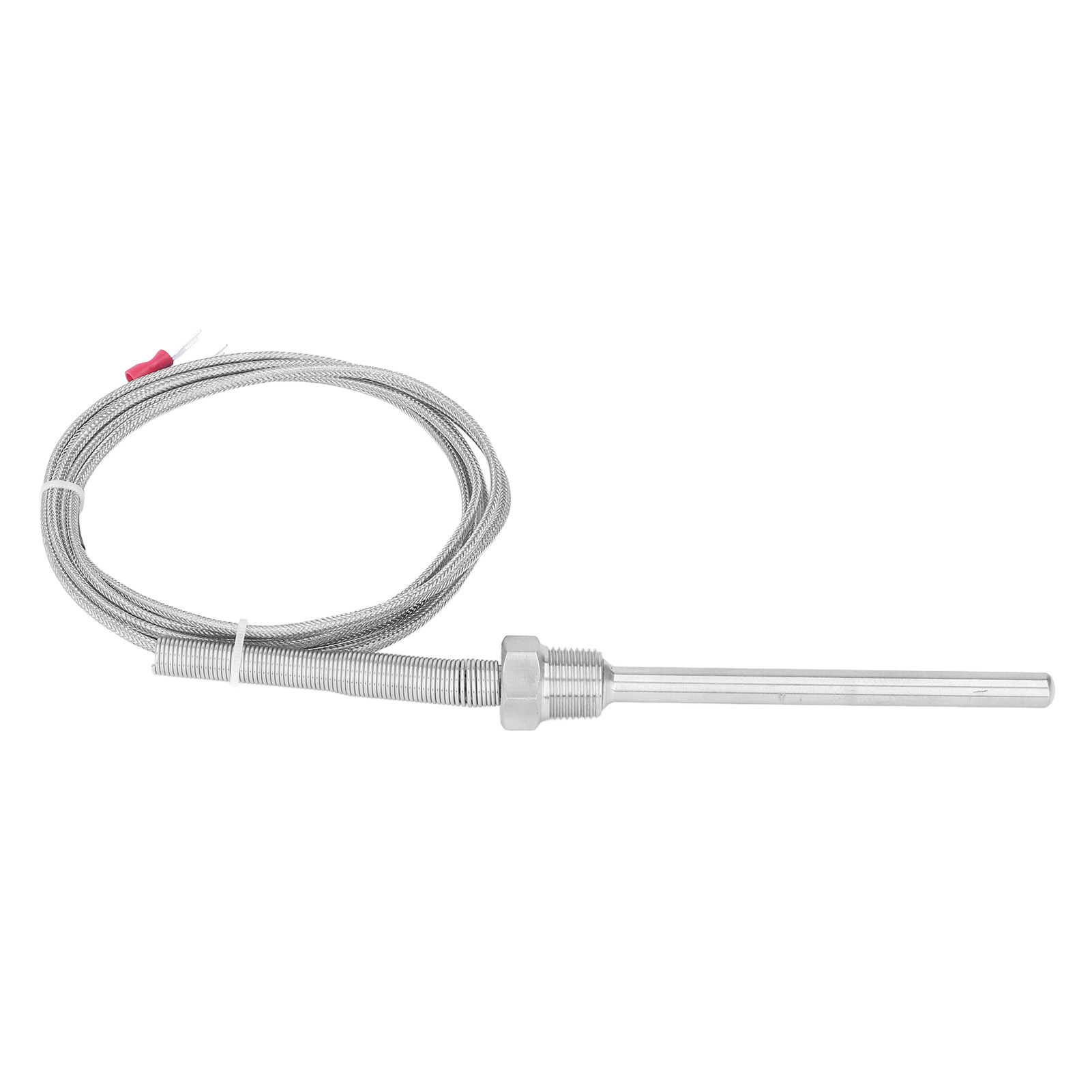Thermoelement-sonde Typ K 0-400°c, 3/8 Npt-gewinde, Edelstahl, 8x100mm, Temperatursensor, 2 Meter Kabel, Für Kessel Und Öfen.