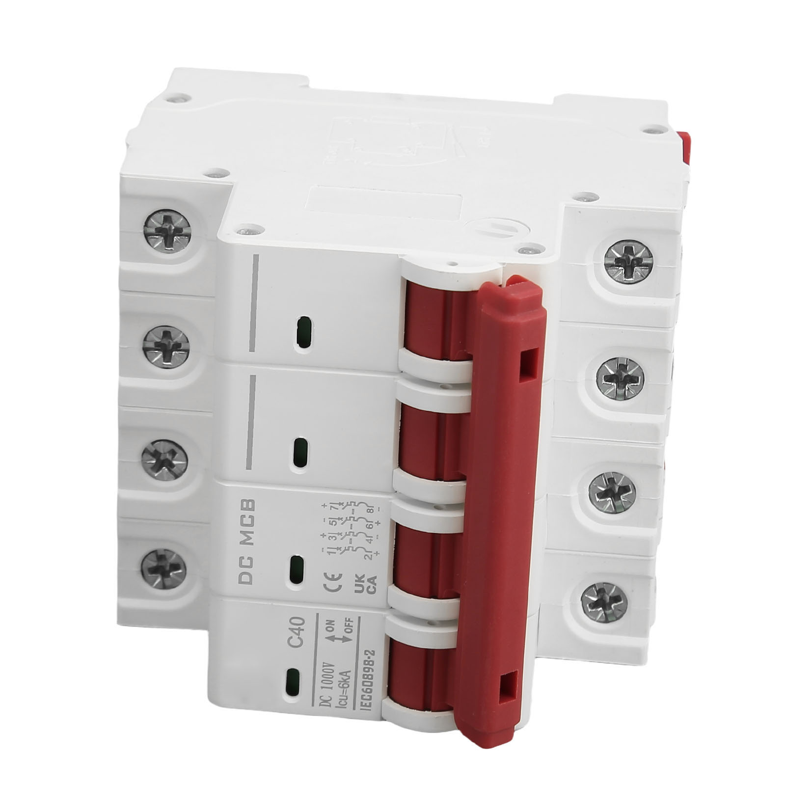 Miniatur-gleichstrom-4p-63a-dz47s-1000v-schnellabschalt-leistungsschalter Mit Lichtbogenlöschung, Schnellabschaltung Für Photovoltaik-solaranlagen, Elektrischer Schaltungsschutz.