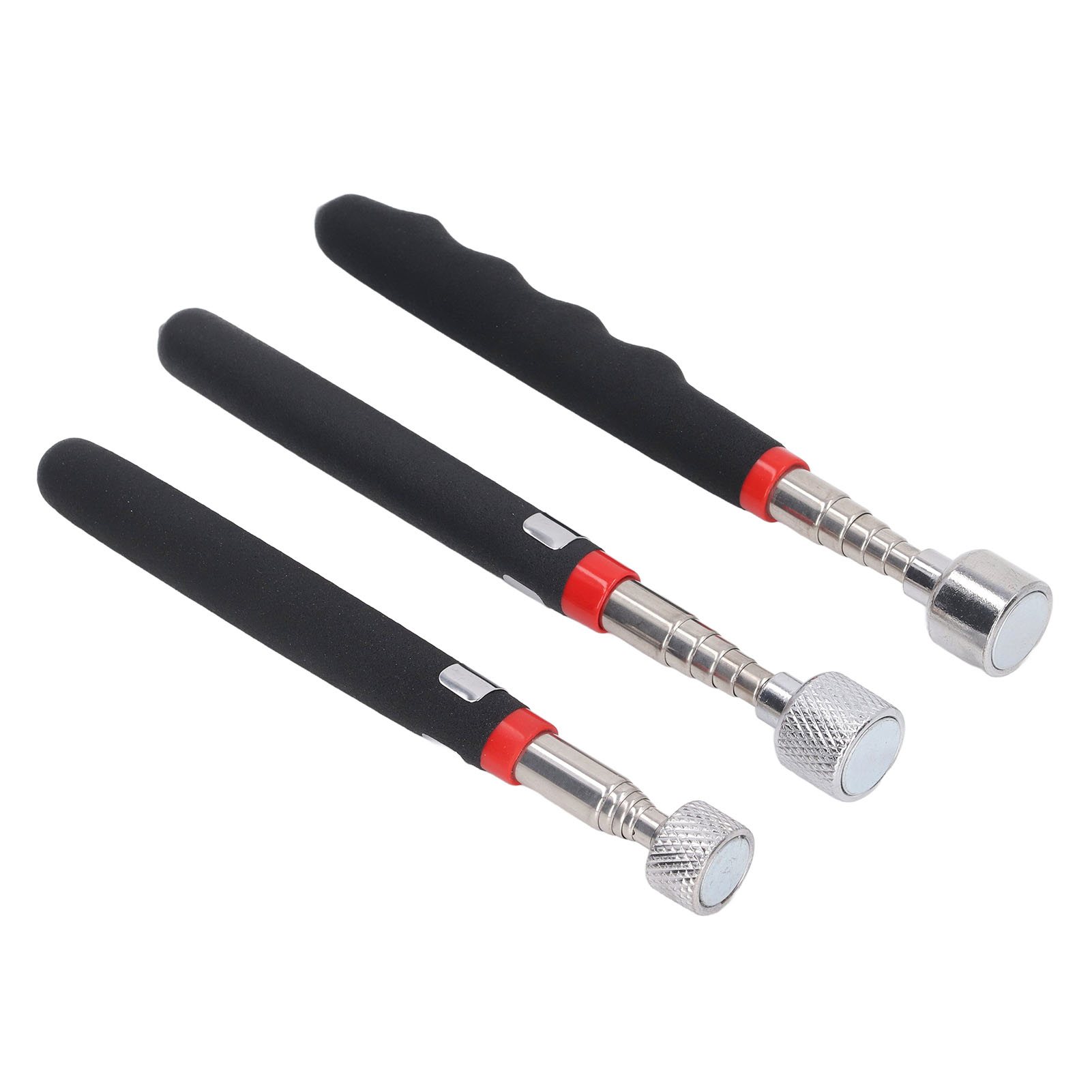 Set Aus 3 Teleskopierbaren Magnetstäben 10lb 15lb 20lb, Magnetischer Einzugsstift Für Werkstatt Und Garage, Tragbares Werkzeug Zur Metallrückgewinnung.