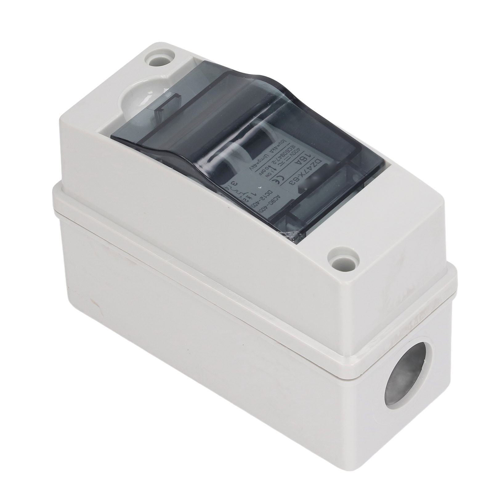2-poliger, Wasserdichter 16-a-leistungsschalter/trennschalter Ip65 Für Photovoltaikanlagen Mit Verteilerkasten, Dc 12–400 V, Ac 90–400 V