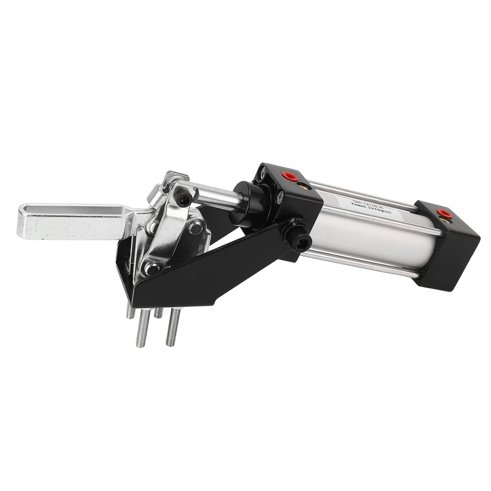 227 Kg Pneumatische Klemme, Druckluftzylinder, Horizontaler Klemmflansch, Automatische Schraubstockbefestigung, Hohe Klemmkraft