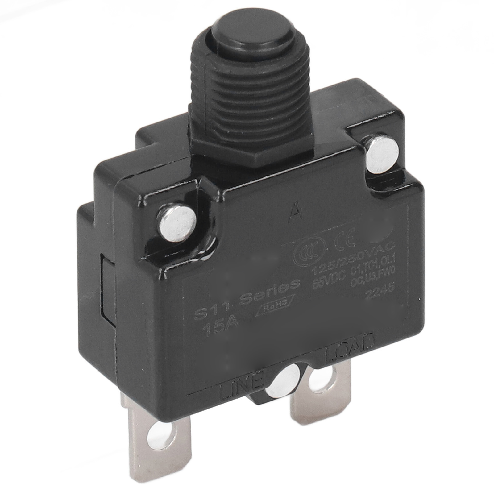 10 Selbstzurücksetzende 15-a-sicherungsrelais Mit Thermischer Abschaltung, Überlastschutz Und Wasserdichtigkeit, 125–250 V Ac/65 V Dc