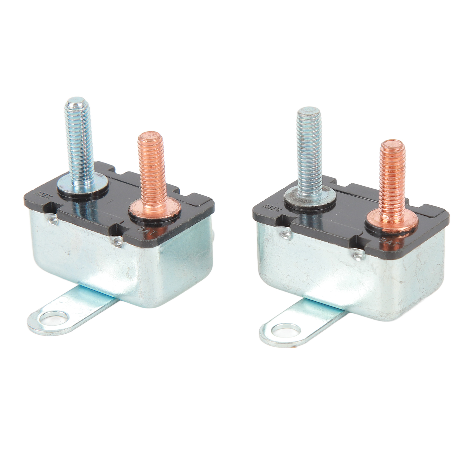 Automatischer Rücksetz-leistungsschalter, 2 Stück, Überlastschutz Aus Aluminiumlegierung Für Auto/boot, 12 V/24 V, 50 A