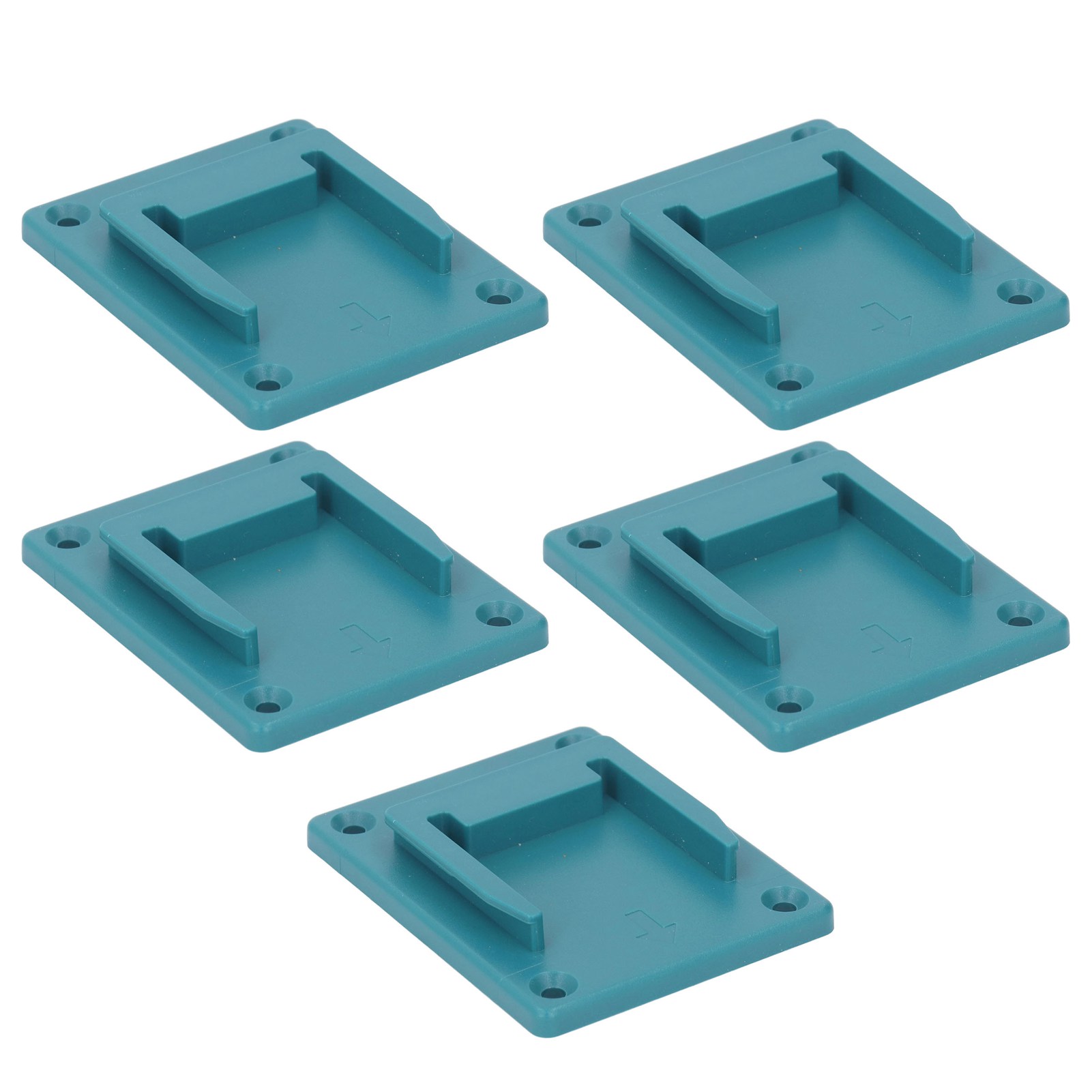 5-teiliges, Robustes Abs-aufbewahrungsregal, Stabile Halterung Für 18-v-lithium-bohrschrauber, Wandorganizer Für Bosch-werkzeuge, Blau