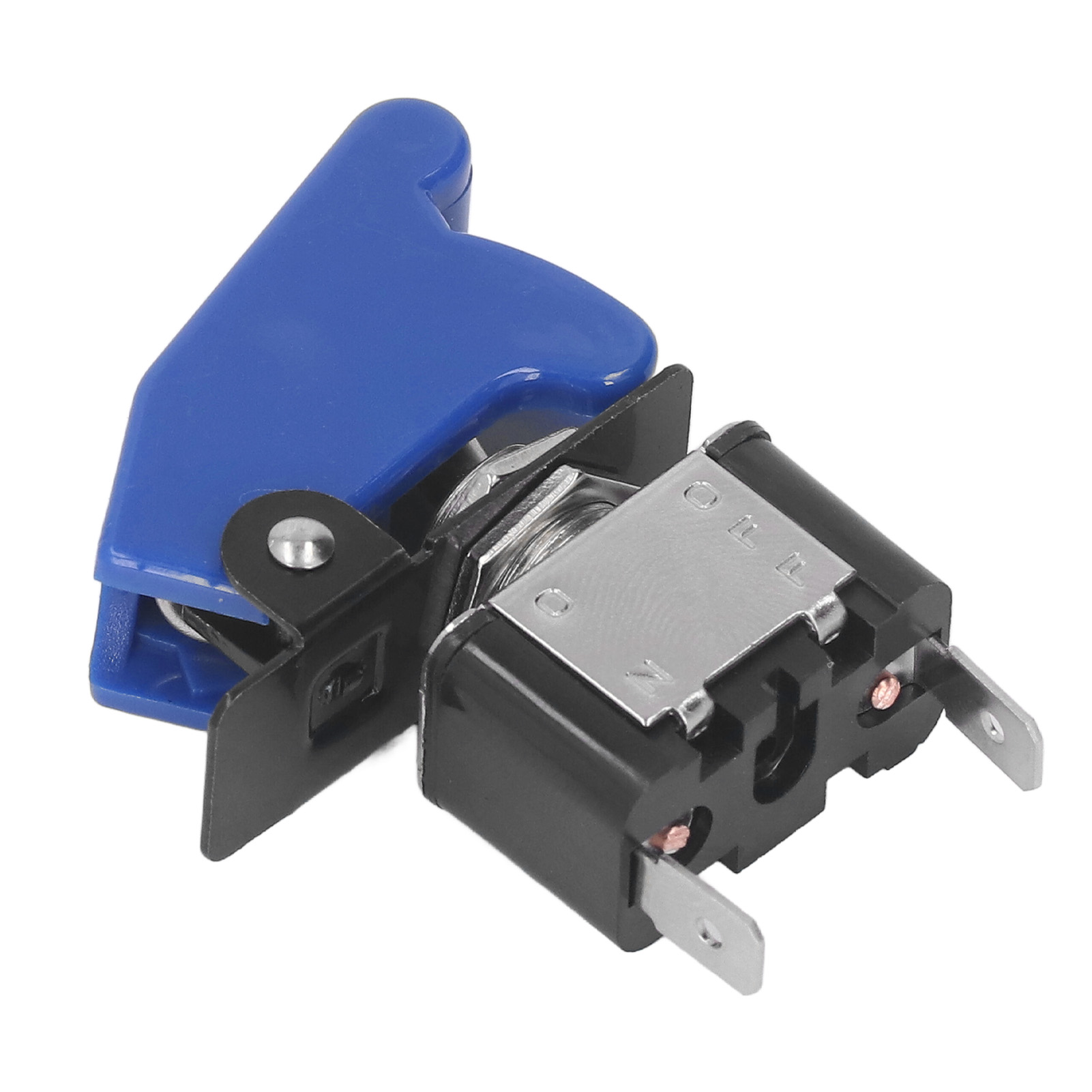 Blauer 2-poliger 25a 12vdc Wippschalter, 5er-pack Mit Wasserdichter Abs-abdeckung, Für Marine Und Boote, Robuster Hebelschalter.