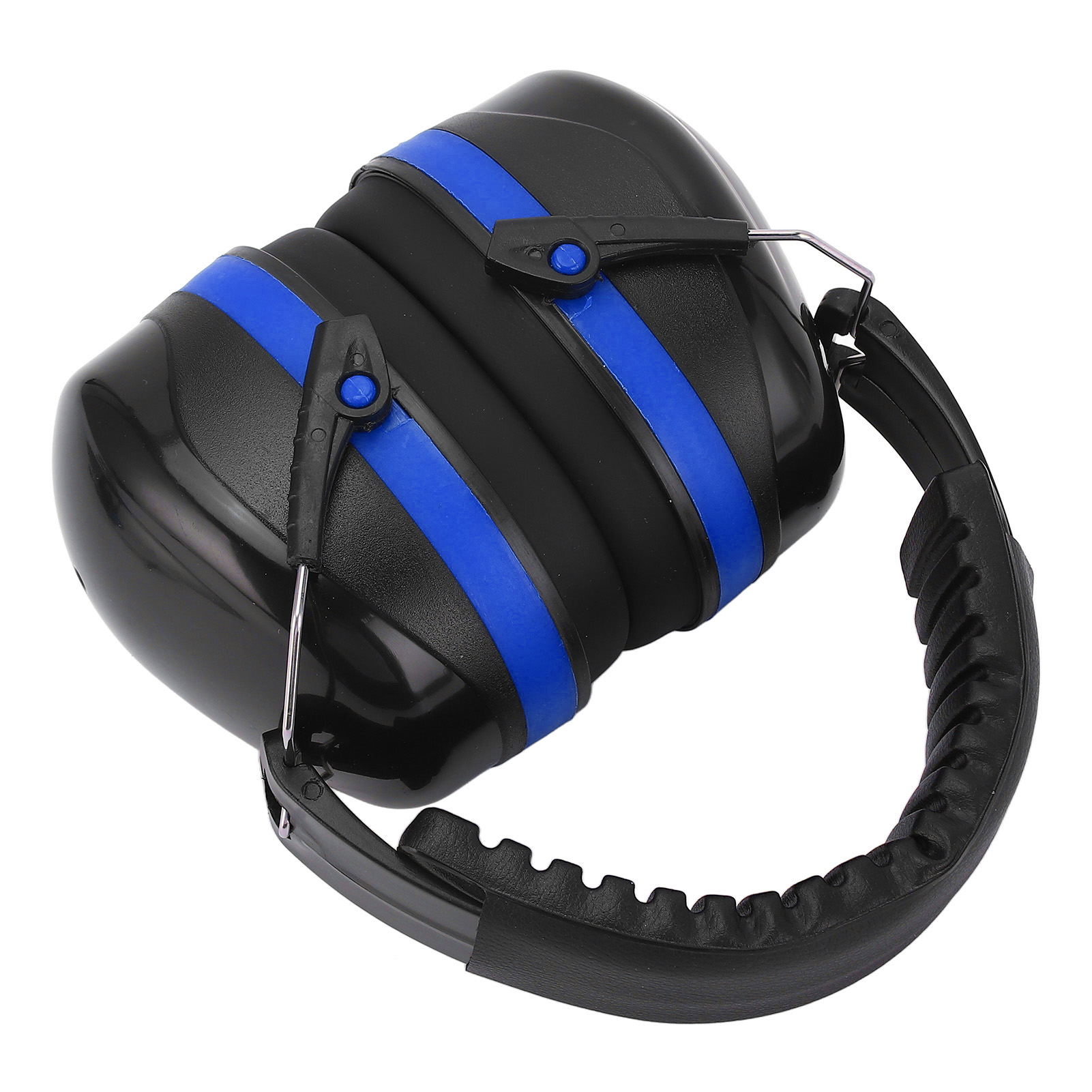 Industrieller Gehörschutz Mit Geräuschunterdrückung, Verstellbares Und Faltbares Headset, Kopfband Für Babys Und Erwachsene, Schwarz Und Blau