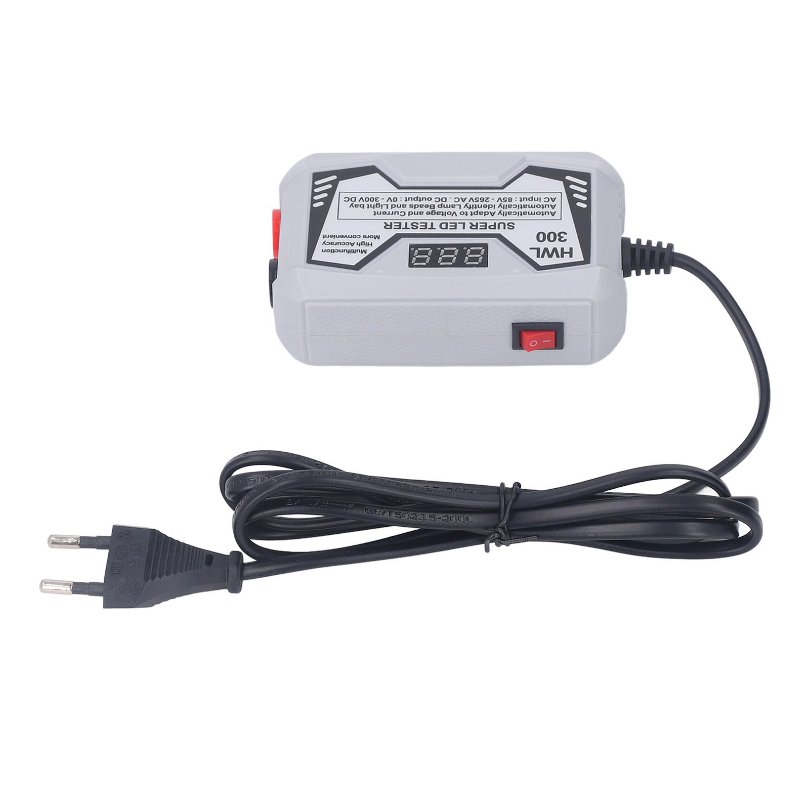 Universeller Led-tester 85–265 V, Eu-stecker, Tv-hintergrundbeleuchtungsleiste, Fehlersuch- Und Reparaturwerkzeug, Testlampe, Grau, 3 Pins