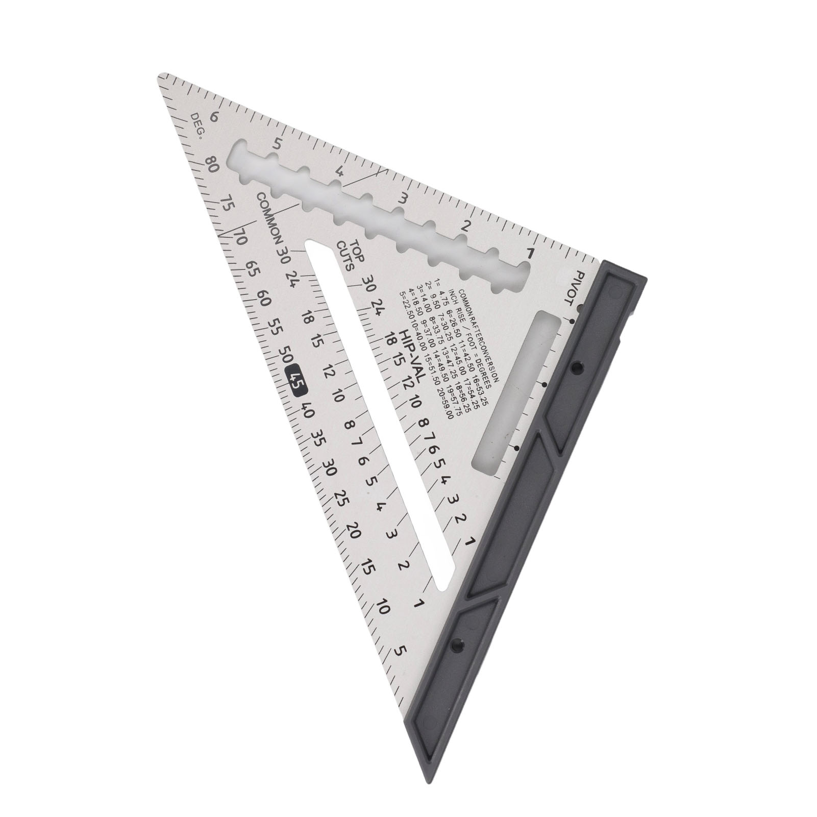 7-zoll-winkelmesser Mit Integrierter Wasserwaage, Hohe Präzision, Aluminiumlegierung, Abnehmbarer Dreieckswinkel Für Holzarbeiten, Silberfarben