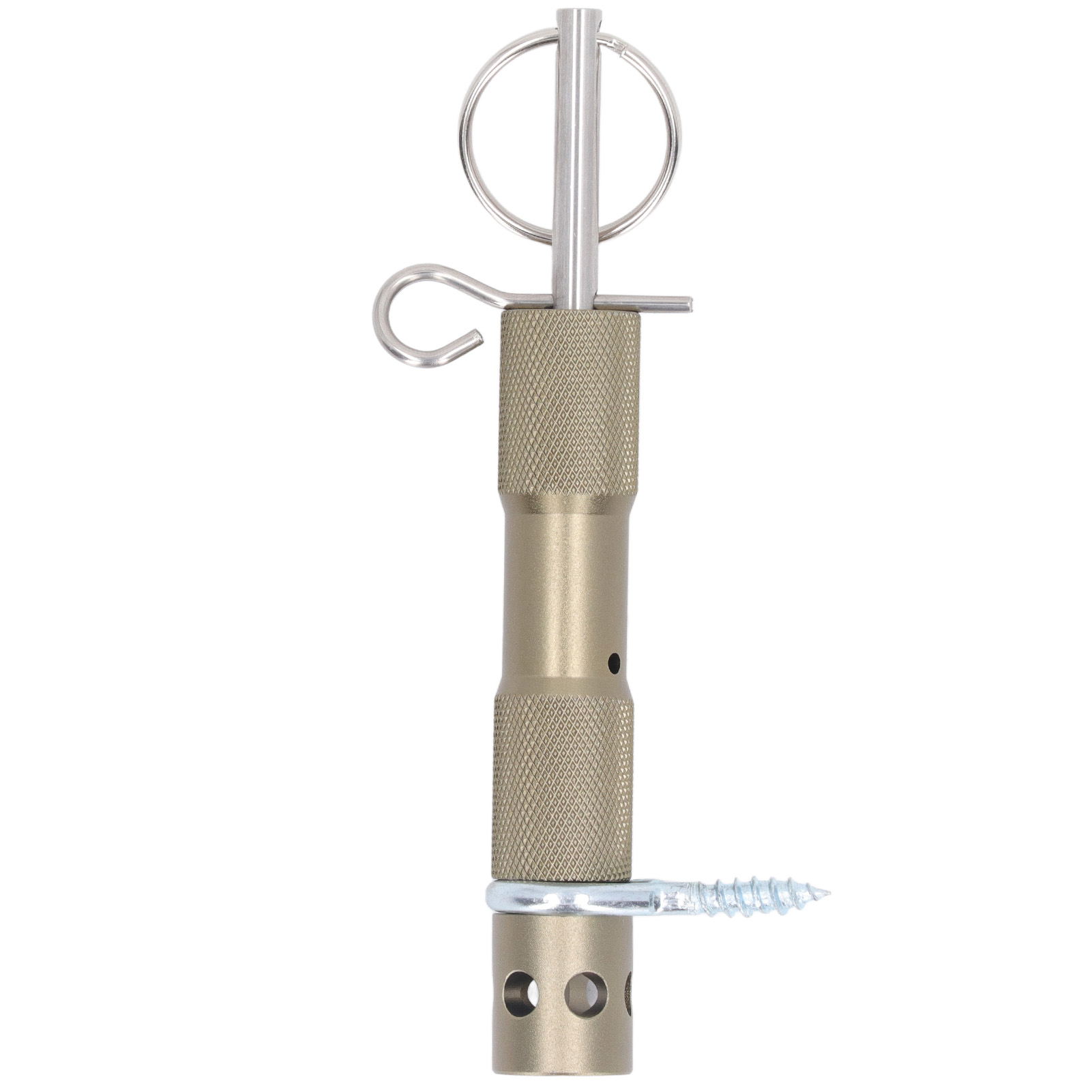 Perimeteralarm Aus Aluminiumlegierung, Federbelasteter Auslöser, Auslösedraht, Sicherheitsvorrichtung Für Haus Und Garten, Camping, Grün