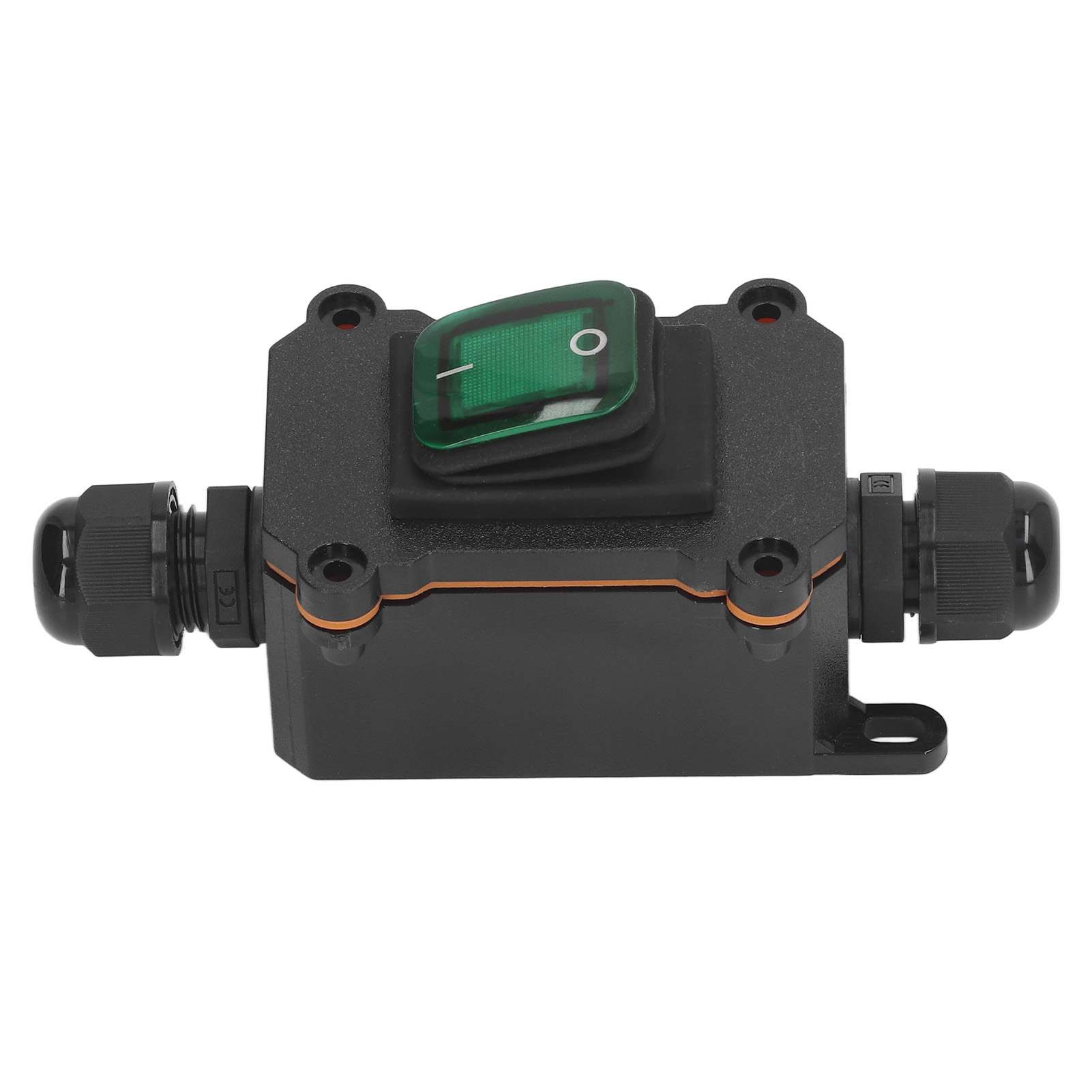 2-positionen-4-pin-inline-schalter, Ip65 Wasserdichter Wippschalter, Grün, Außen-ein/aus-schalter Für Kabel