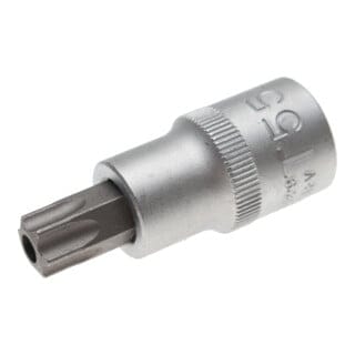 Oc-pro - Bit-Einsatz Antrieb Innenvierkant 12,5 mm (1/2') T-Profil (für Torx) mit Bohrung T55