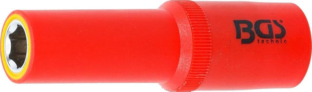 Bgs Technic - VDE-Steckschlüssel-Einsatz Sechskant Antrieb Innenvierkant 12,5 mm (1/2') sw 11 mm