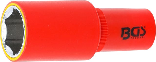 Bgs Technic - VDE-Steckschlüssel-Einsatz Sechskant Antrieb Innenvierkant 12,5 mm (1/2') sw 24 mm