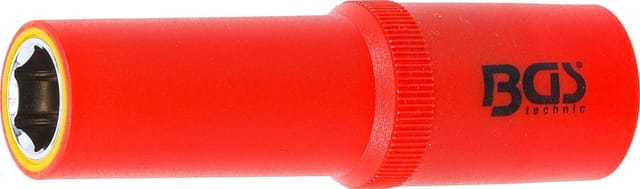 Bgs Technic - VDE-Steckschlüssel-Einsatz Sechskant Antrieb Innenvierkant 12,5 mm (1/2') sw 13 mm