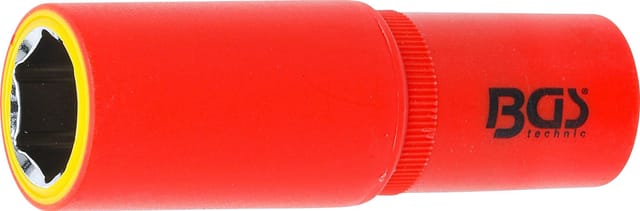 Bgs Technic - VDE-Steckschlüssel-Einsatz Sechskant Antrieb Innenvierkant 12,5 mm (1/2') sw 19 mm