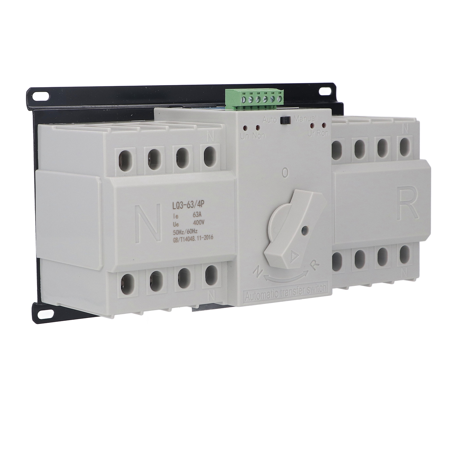 Automatischer Umschalter 4p 63a, Ac400v Generator-notstromschalter, Zweiphasen-umschalter, Schutzart Cb