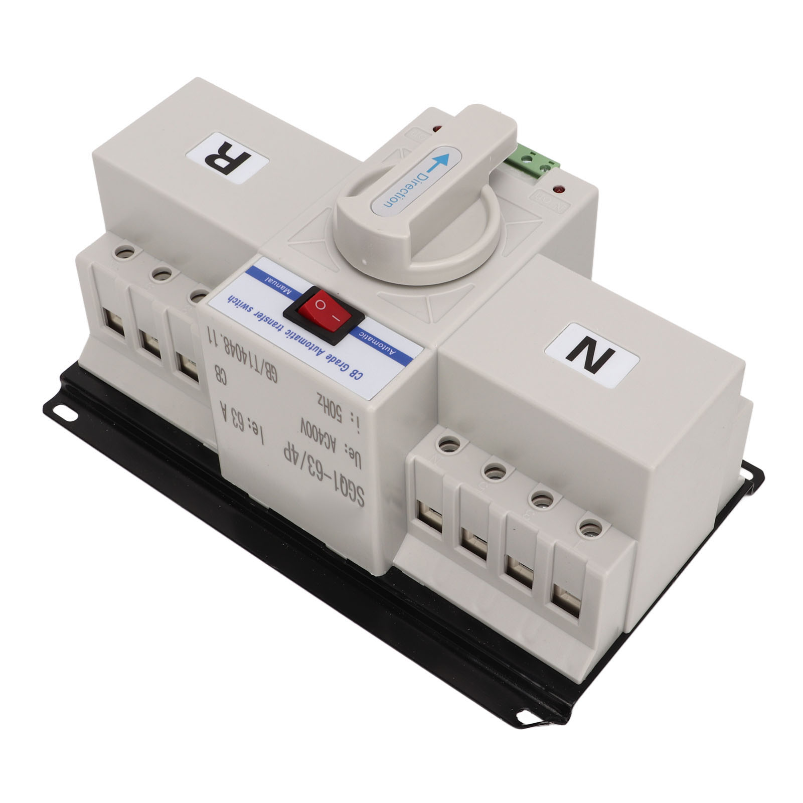 Automatischer Umschalter 4p 63a 400v Doppelstromversorgung, Stabile Anzeige, Zweiwege-not-aus-schalter, Schalttafel, Schaltleistungsschalter.