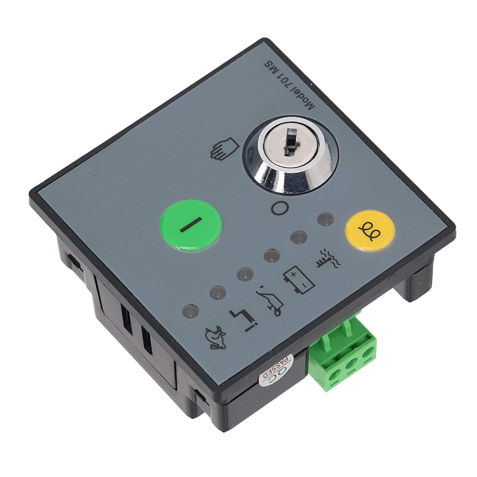 Kompaktes Generator-startmodul, Geräuscharm, Robuste Bauweise, Manuelles Bedienfeld Mit Led-taste Für Das Generatoraggregat.