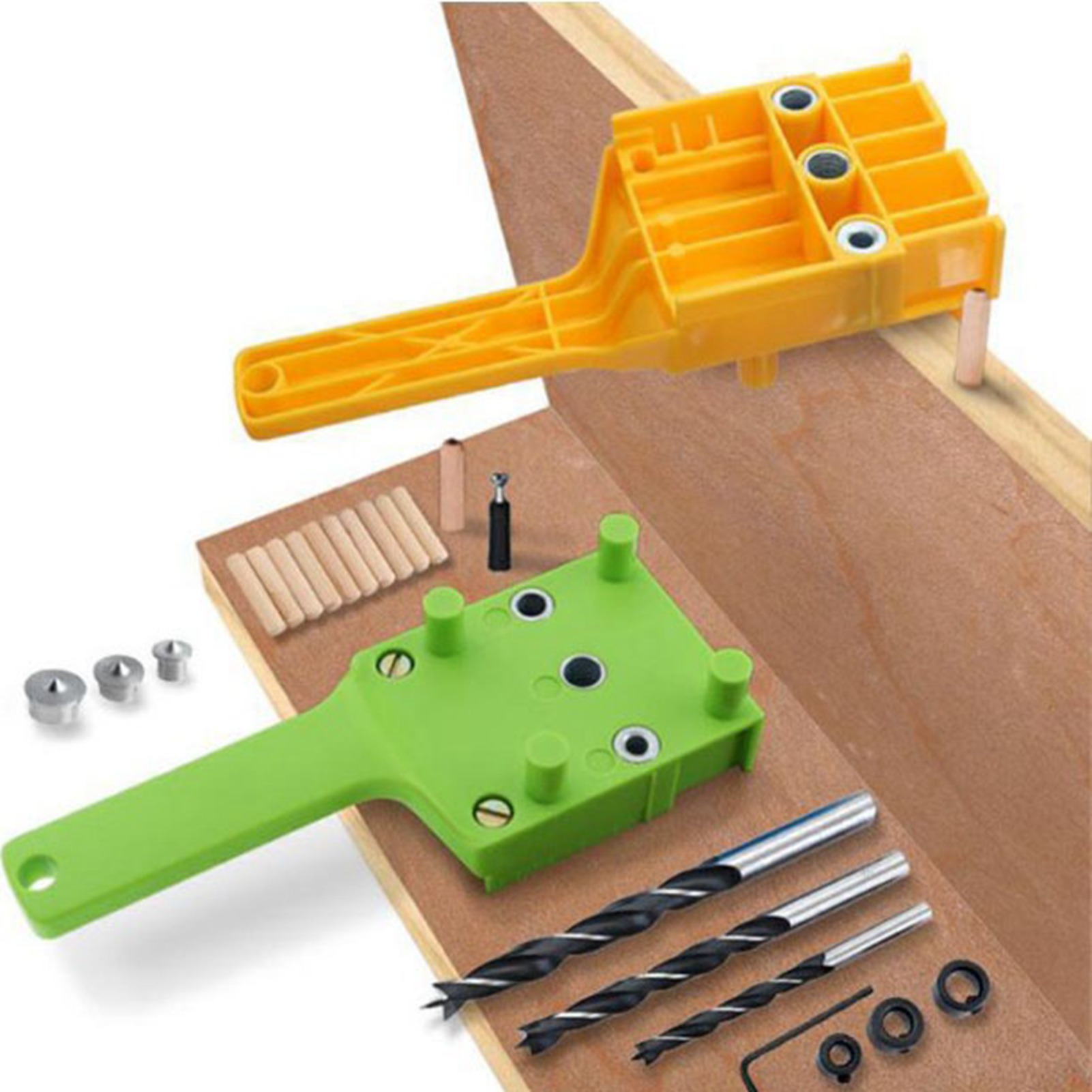 Set Mit 44 Holzbohrlehren, Manueller Führung Für 6/8/10 Mm Dübel, Präzisions-holzbearbeitungswerkzeug
