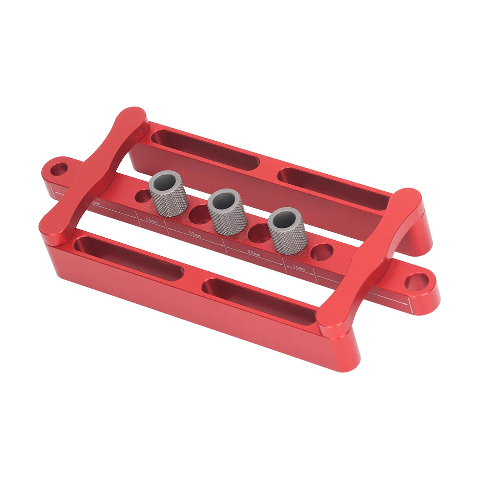 Set Aus 8-mm- Und 10-mm-selbstzentrierenden Bohrschablonen, Aluminium-bohrführung, Präzise Positionierung Für Holzbearbeitung, Lochpositionierwerkzeug