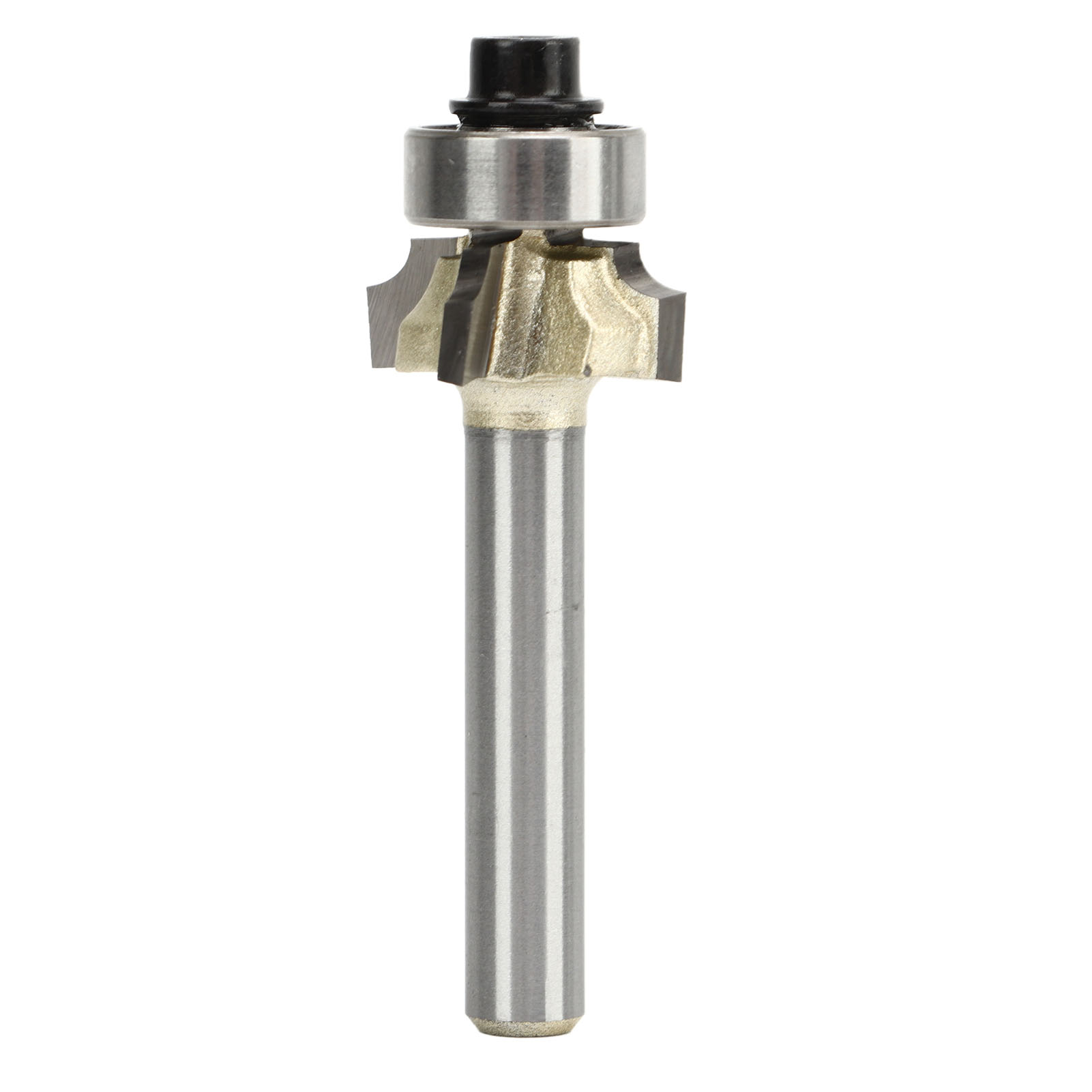 4-schneidiger Hartmetall-holzfräser, 6,35 Mm Schaft, R2,5, Abgerundeter Schnitt, Fräser Für Die Holzbearbeitung, Wolframstahllegierung, Präzisionsschärfen