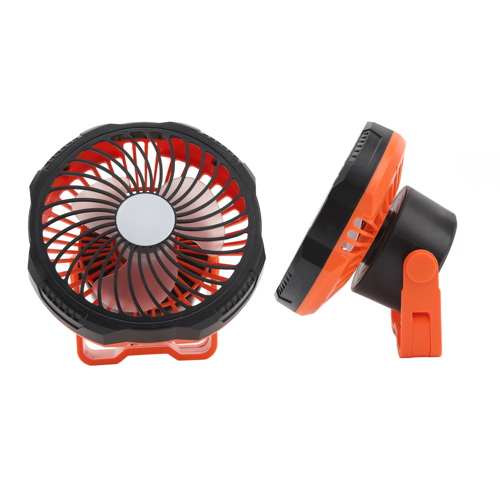 Tragbarer Campingventilator Mit 3 Flügeln, 4 Geschwindigkeitsstufen Und Einstellbarer Led-beleuchtung, Geeignet Für Zelte, Outdoor-aktivitäten Und Mobiles Reisen.