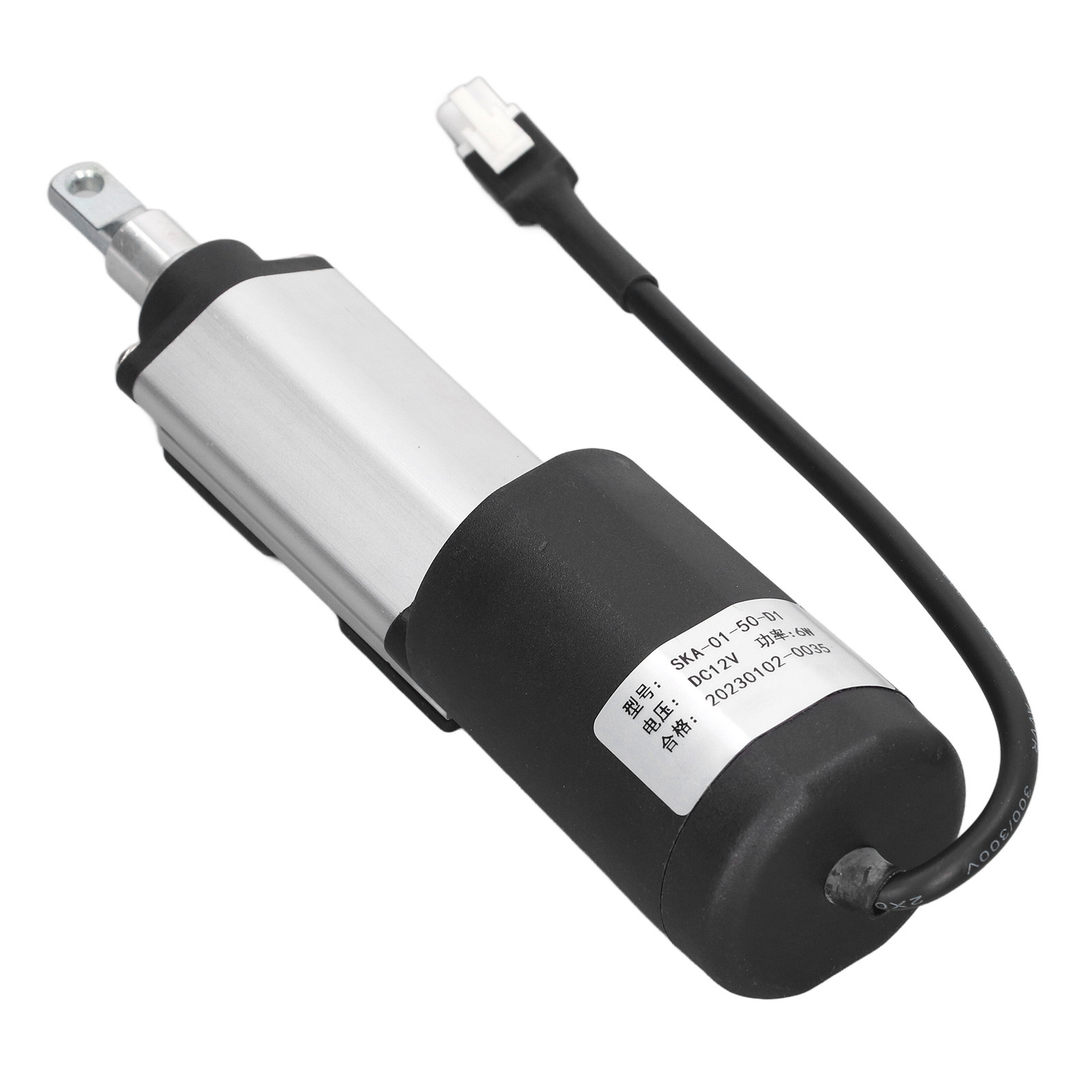 Geräuschloser, Teleskopierbarer Elektrischer Stellantrieb, 12 V, 6 W, 50 Mm Hub, Kompakter Linearantrieb Für Automatisierung Und Hausautomation