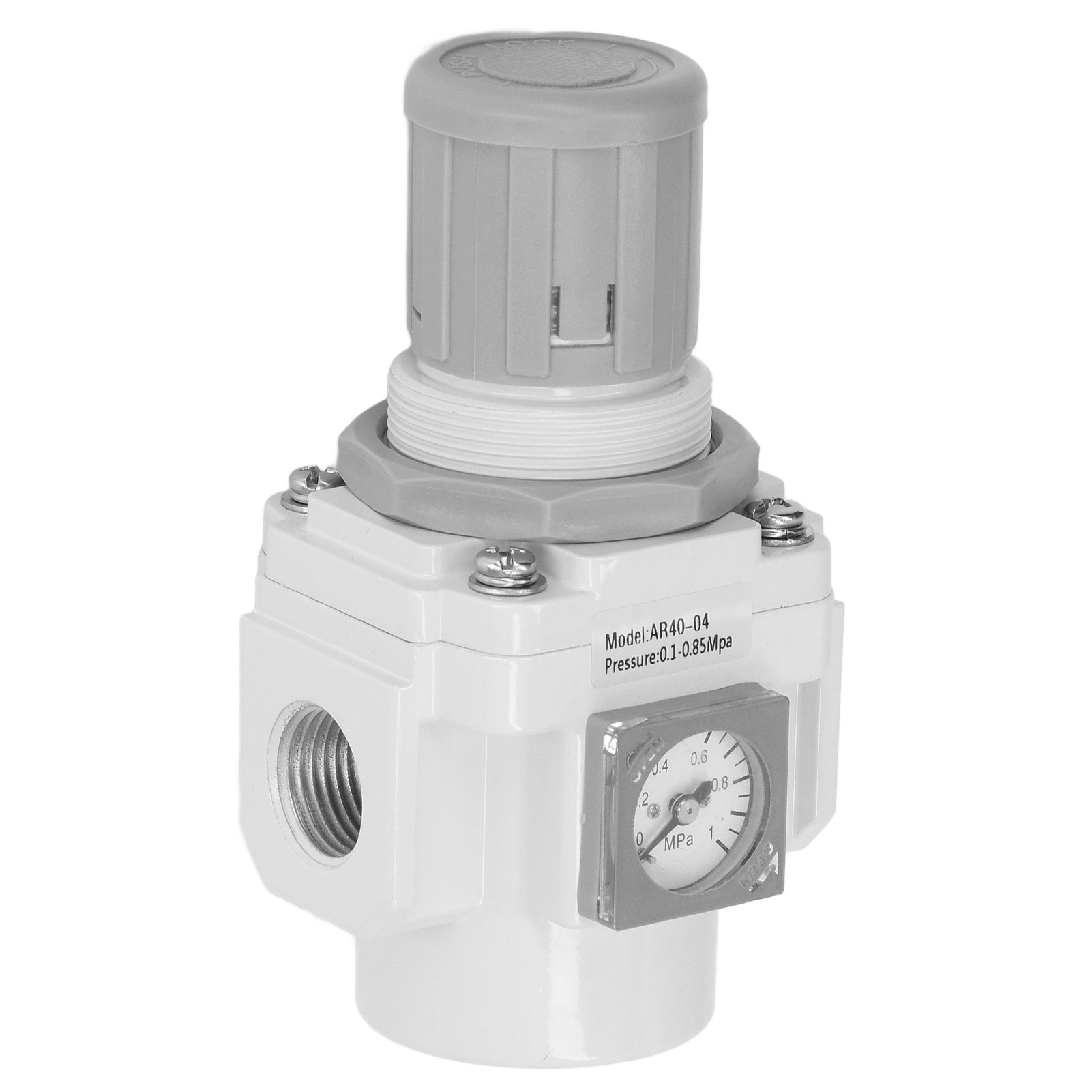 Luftdruckregler 14,5 Bis 123,3 Psi, G1/2-gewinde, Aluminiumlegierung, Durchflussregelventil Mit Integriertem Manometer