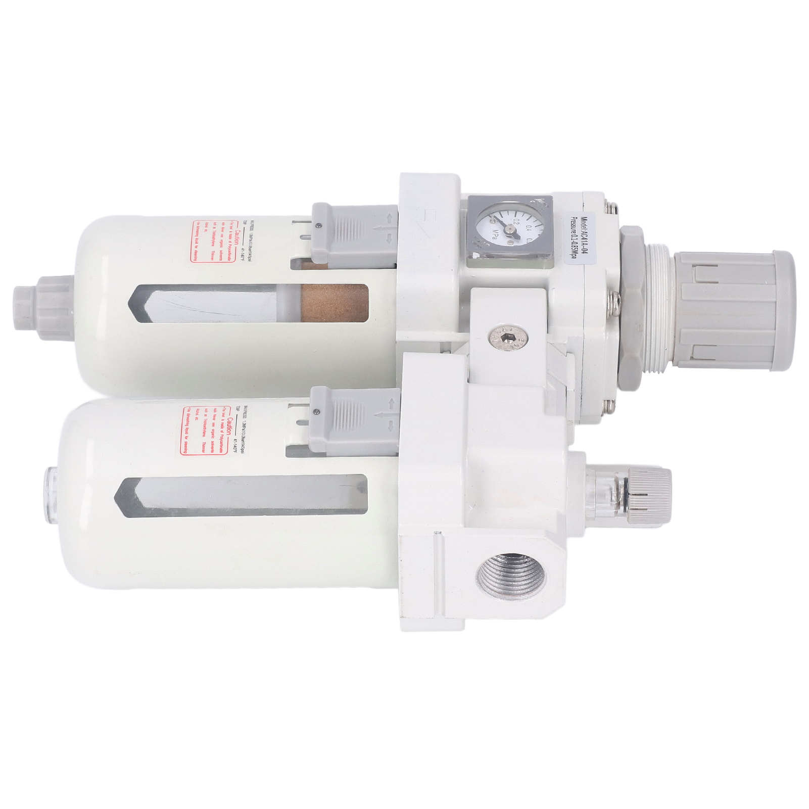 Luftdruckregler Mit Drehknopf, Korrosionsbeständigem Wasser- Und Ölabscheider, G1/2-zoll-gewinde, Für Kompressor Und Pneumatische Systeme.