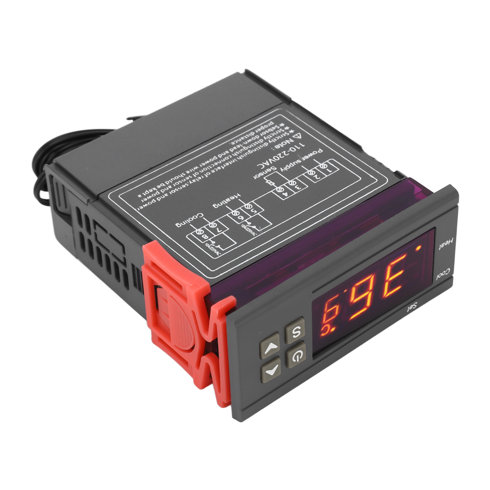 Stc 1000 Temperaturregler, Digitales Thermostat Für Gärung, Kühlschrank, Gefrierschrank, 110-220v Wechselstrom, Präzises Steuermodul, Langlebig, Ideal Für Das Heimbrauen.