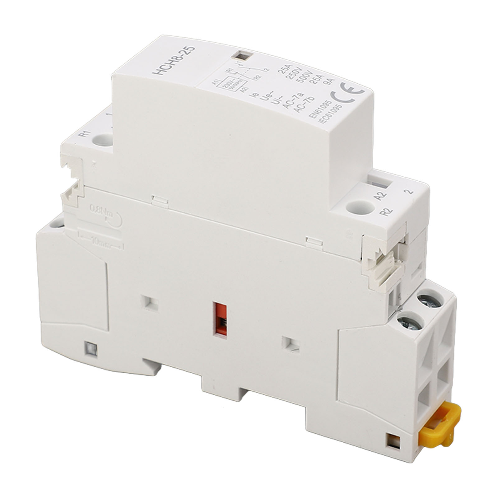 Wechselstromschütz 2p 25a 50/60hz 1no+1nc 250v, Abs-isoliert, Leise Und Kompakt Für Den Hausgebrauch, Geräuscharm.