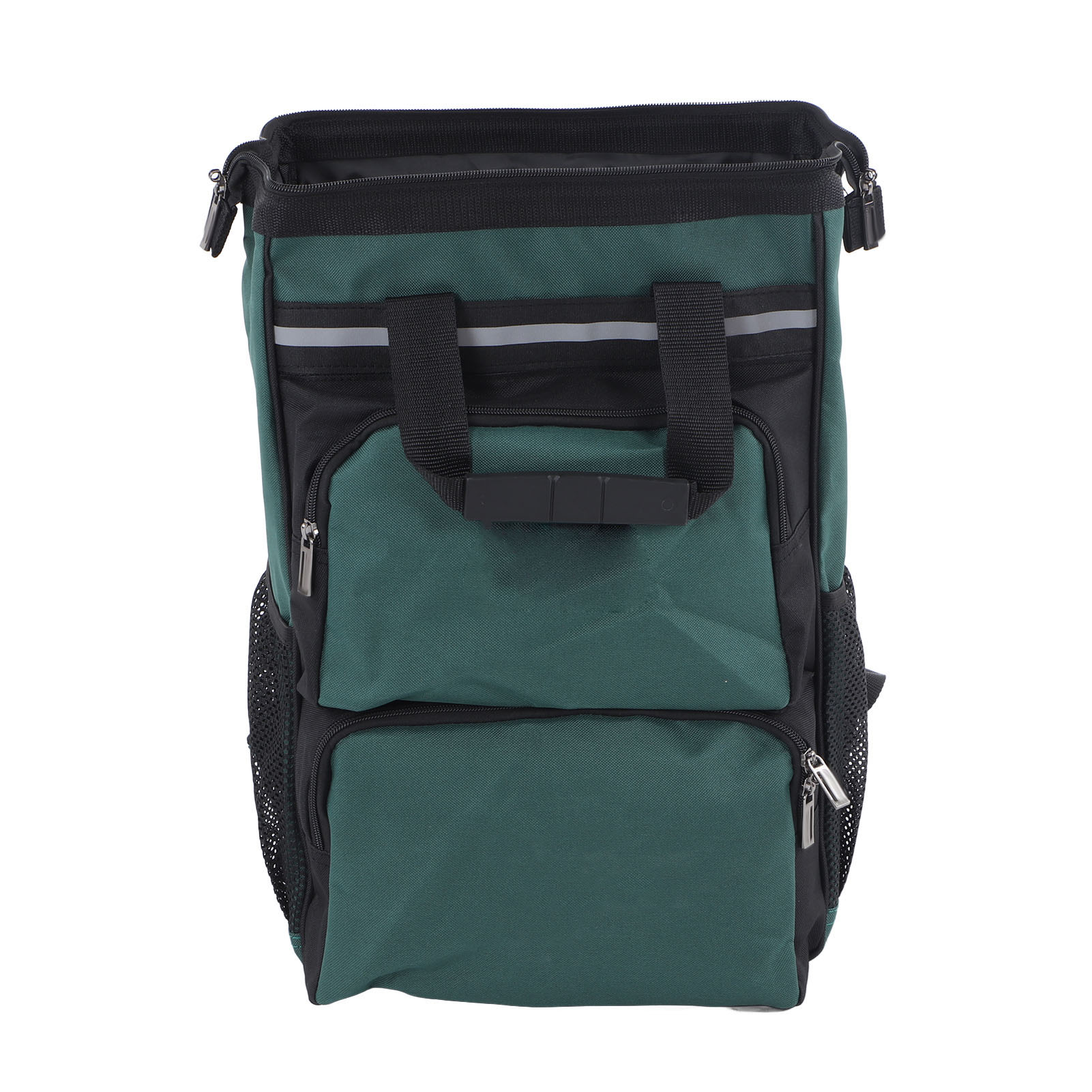 Strapazierfähiger Werkzeugrucksack Aus Canvas, Großes Fassungsvermögen, Mehrere Taschen, Tragbar Für Elektriker, Höhe 48 Cm / 18,9 Zoll.