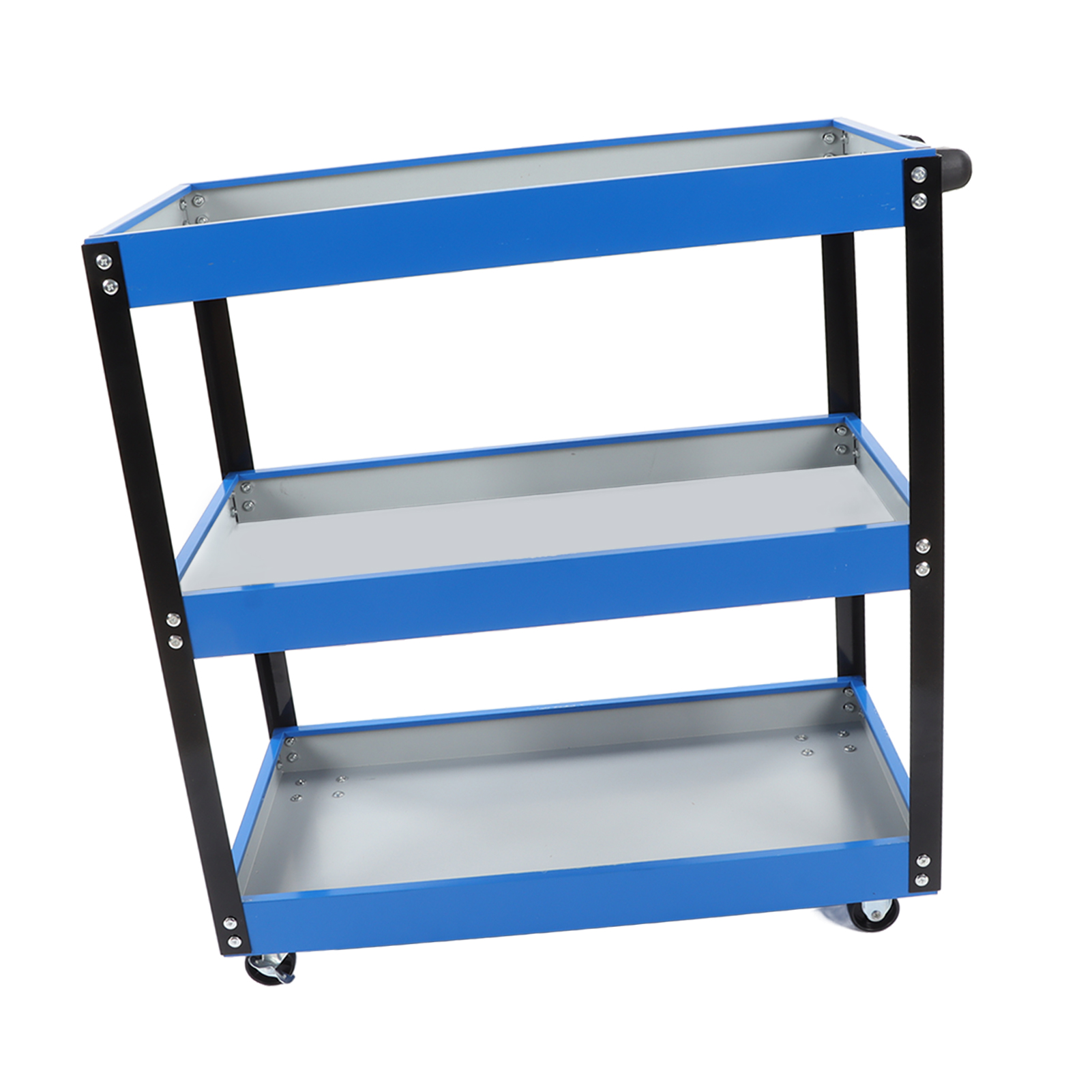 Dreistöckiger Servierwagen, Tragfähigkeit 110 Lb (ca. 50 Kg), Robust Und Langlebig, Ideal Für Werkstatt, Garage Und Lagerhalle.