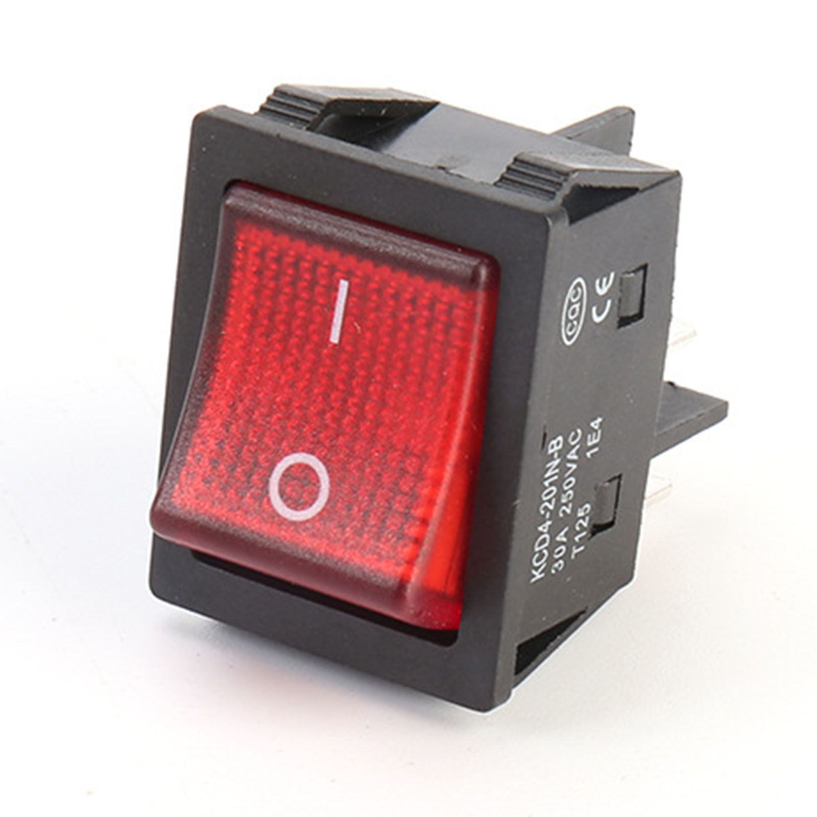 4-poliger Led-wippschalter Aus Kupfer, 2 Positionen, Aluminiumlegierung, 30 A, Wasserdicht Und Empfindlich, Für Auto Und Boot