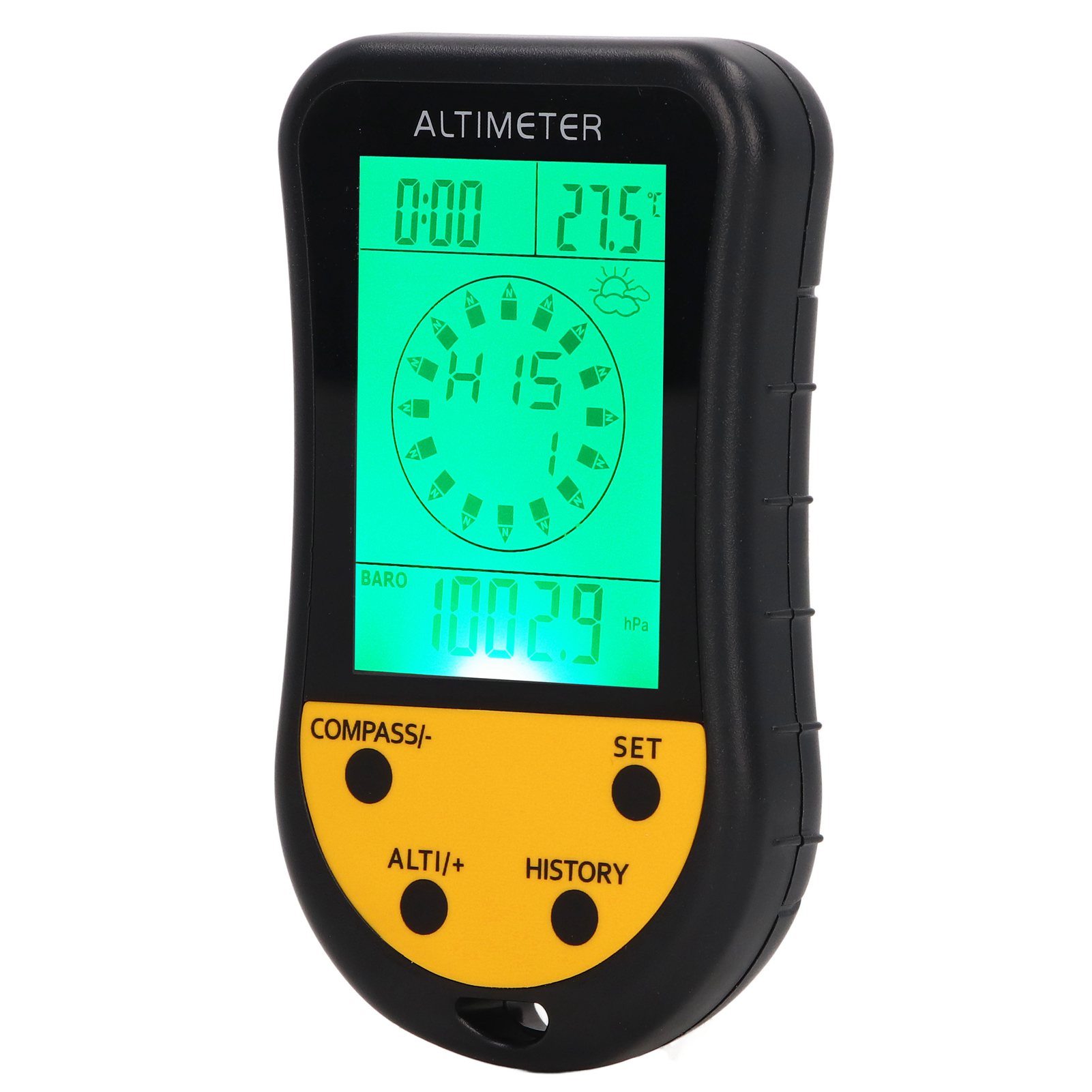 8-in-1 Digitaler Höhenmesser, Barometer, Thermometer, Tragbare Wetterstation, Multifunktionssensor