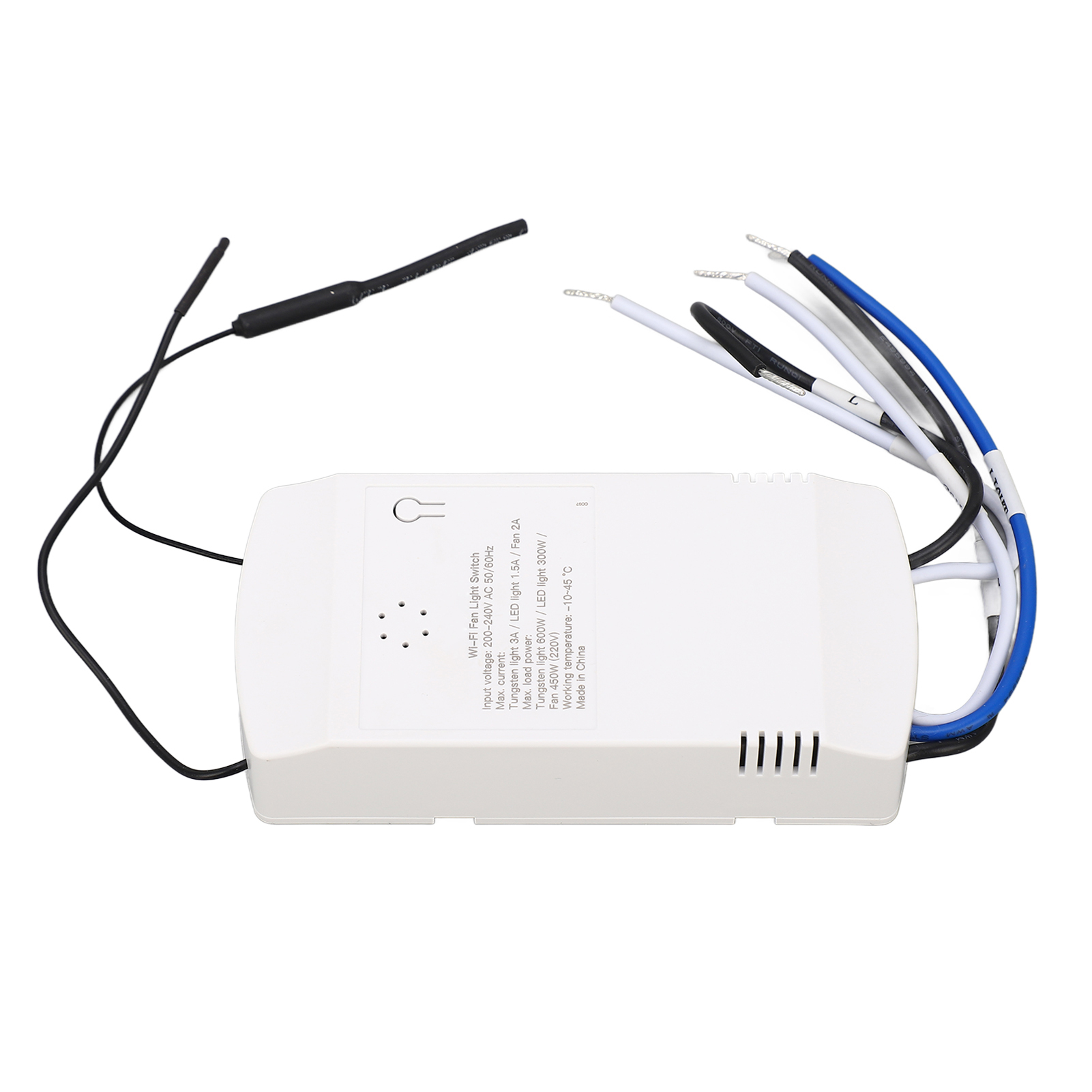 Funk-wandschalter Für Ventilator Und Lampe, Wlan-kompatibel, Fernbedienung Inklusive, Steuerung Per App, 200-240 V, Intelligente Wandbox Für Zuhause.