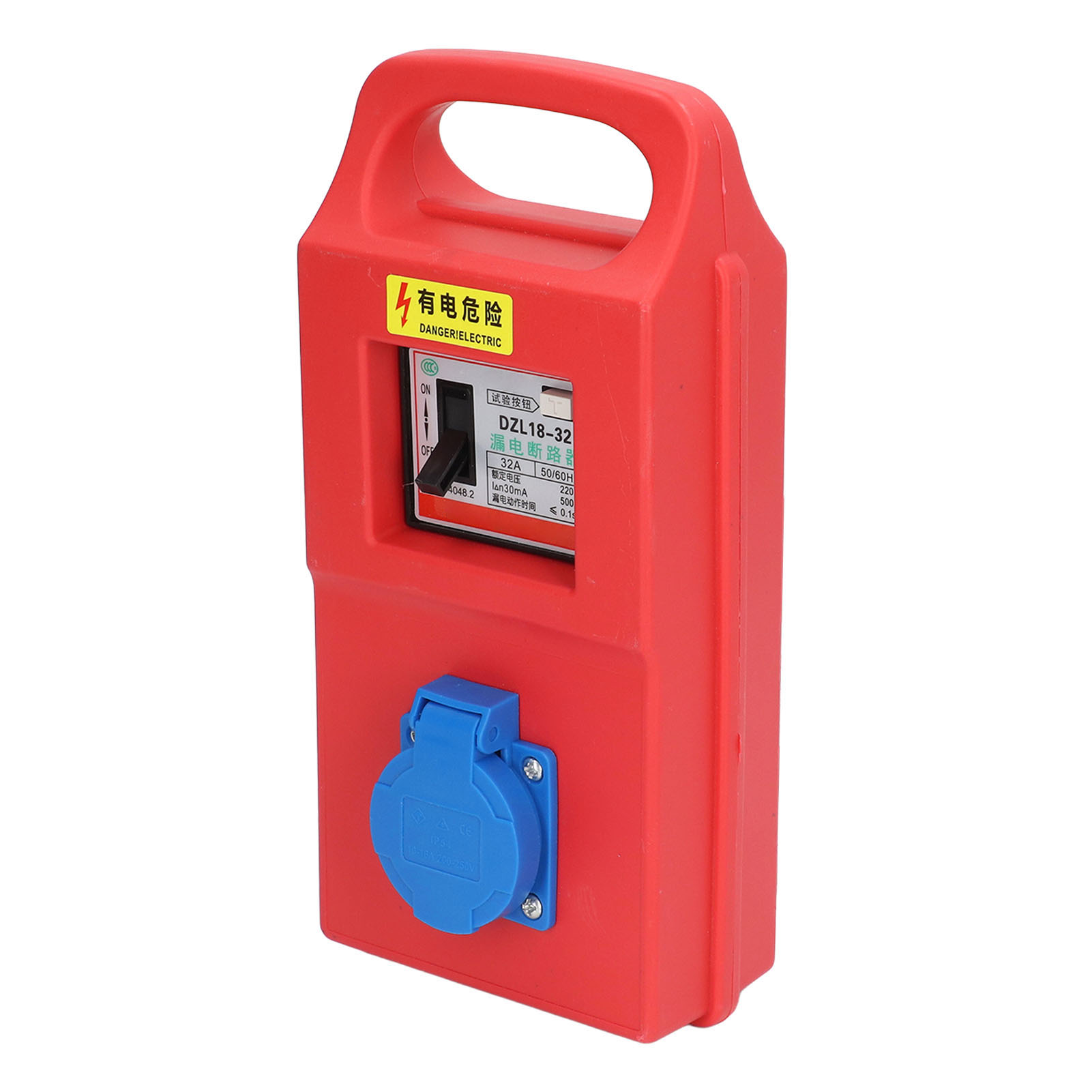Tragbarer Stromverteiler Ip54 200-250vac, Industrielle Dreifachsteckdose, Robustes Baustellengehäuse, 3-ausgangs-netzteil, Mobiles, Wasserdichtes Und Langlebiges Gehäuse.