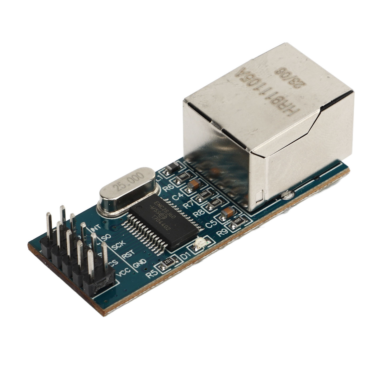 Enc28j60 + Hr911105a Ethernet-lan-netzwerkmodul, 3,3-v-mini-spi-entwicklungsboard, Kabelgebundene Netzwerkschnittstelle Für Iot- Und Arduino-projekte