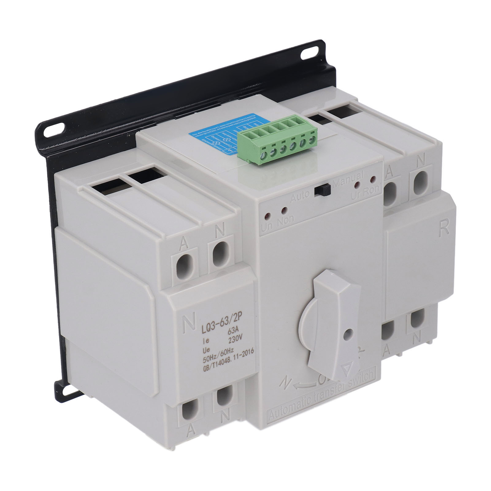 Automatischer Umschalter 230v 63a 2p Doppel-wechselrichter Für Elektrische Geräte, Quellenschaltvorrichtung, Zuverlässiger Schutz.