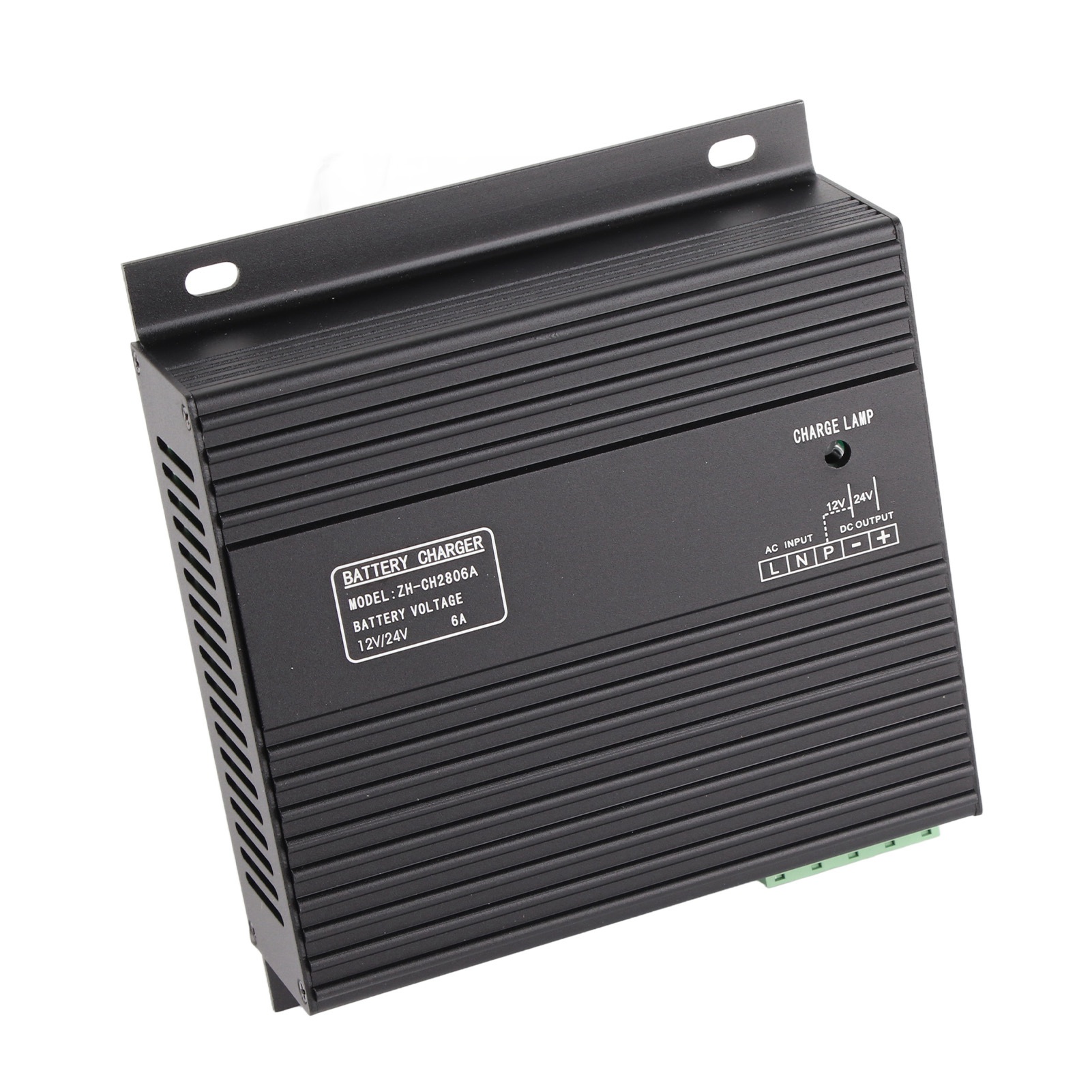 Intelligentes Universal-batterieladegerät Zh-ch2806a Für 12 V Und 24 V, Aluminiumlegierung, Überlastschutz, Generatorladegerät Mit Automatischer Erkennung.
