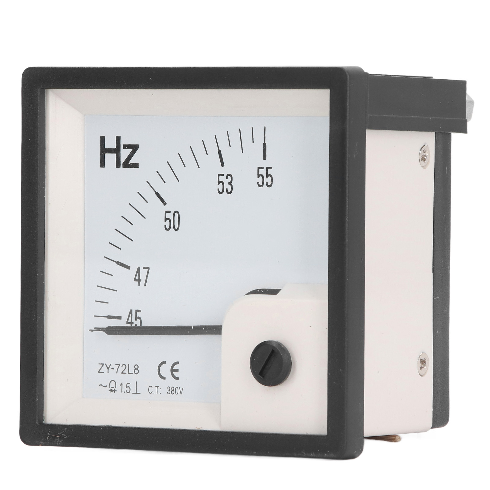 Wechselstrom-frequenzmesser 45–55 Hz, Genauigkeitsklasse 1,5, 72 X 72 Mm, Frequenzprüfgerät, 380 V