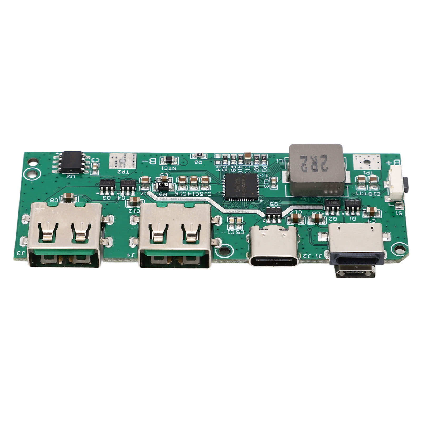 Dual-port-qc4.0/qc3.0-usb-ladegerät, 6v-32v-schnelllademodul, 2 Stück Mit Led, Tragbare Powerbank.