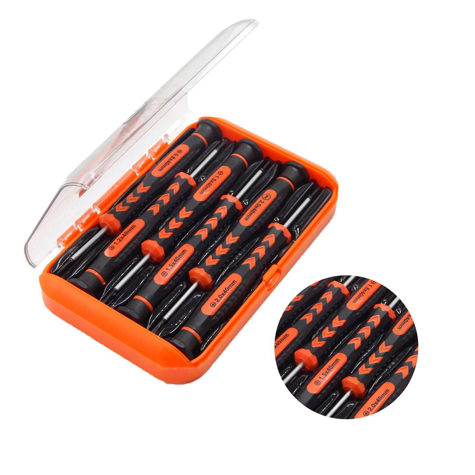 6-teiliges Präzisionsschraubendreher-set Für Handy-reparaturen, Uhren- Und Brillenmontage, Elektronikwerkzeuge, Magnetische Spitzen, Rutschfester Griff