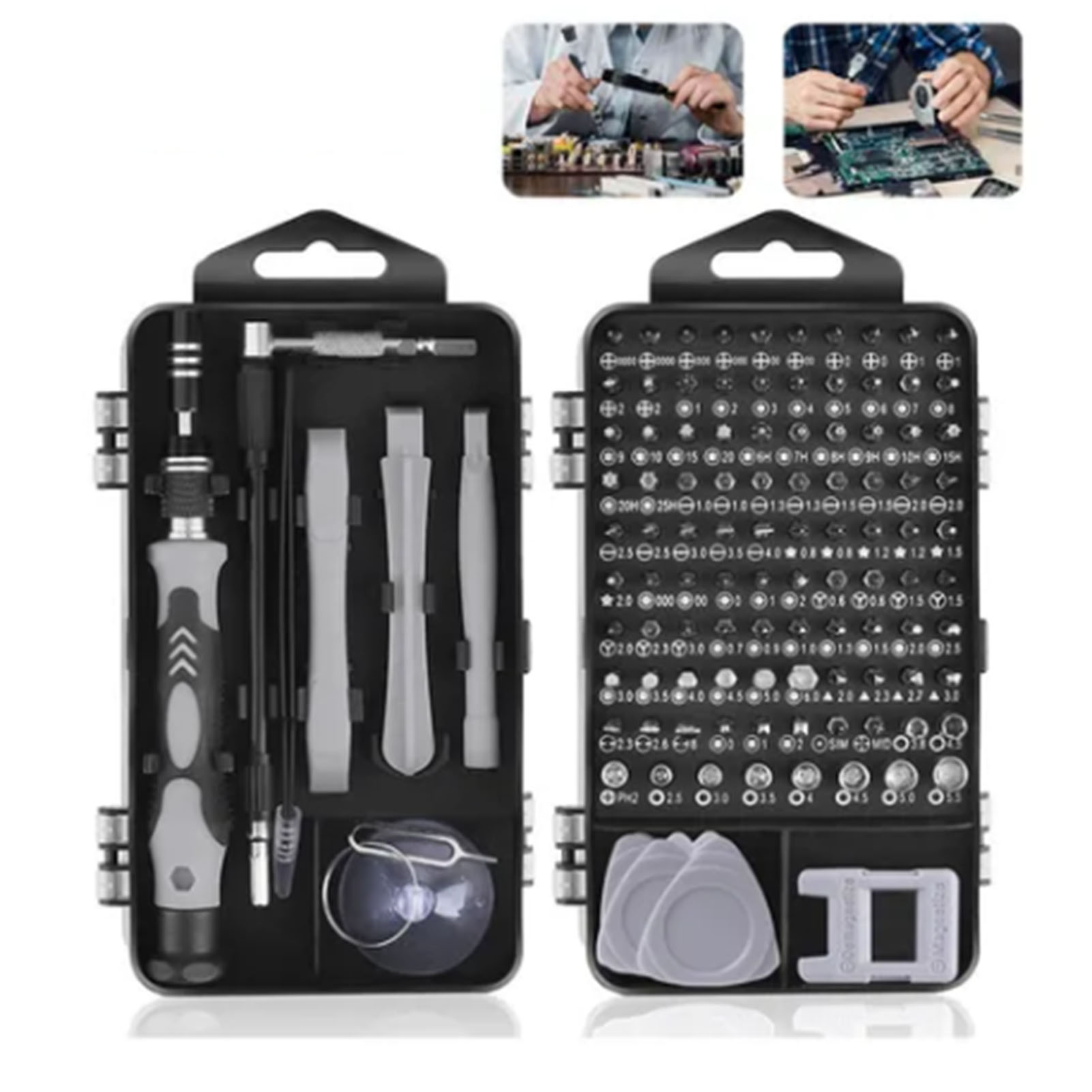 115-teiliges Magnetisches Präzisionsschraubendreher-set, Reparaturset Mit Hochfesten Werkzeugen, Multifunktionales Set Für Die Elektronikwartung