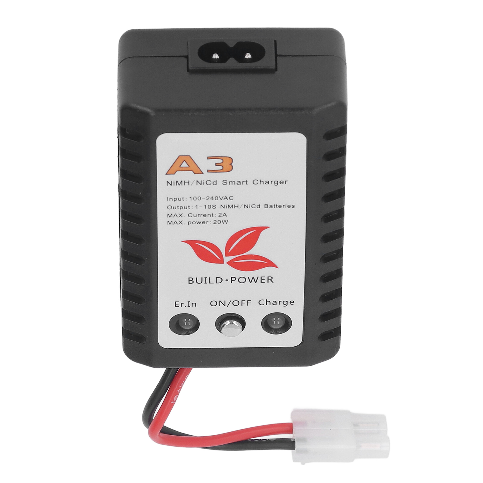 Intelligentes 20-w-ladegerät Für 6-v-, 7,2-v-, 8,4-v- Und 9,6-v-nimh- Und Nicd-akkus, Led-anzeige, 110–240-v-netzteil, Eu-stecker