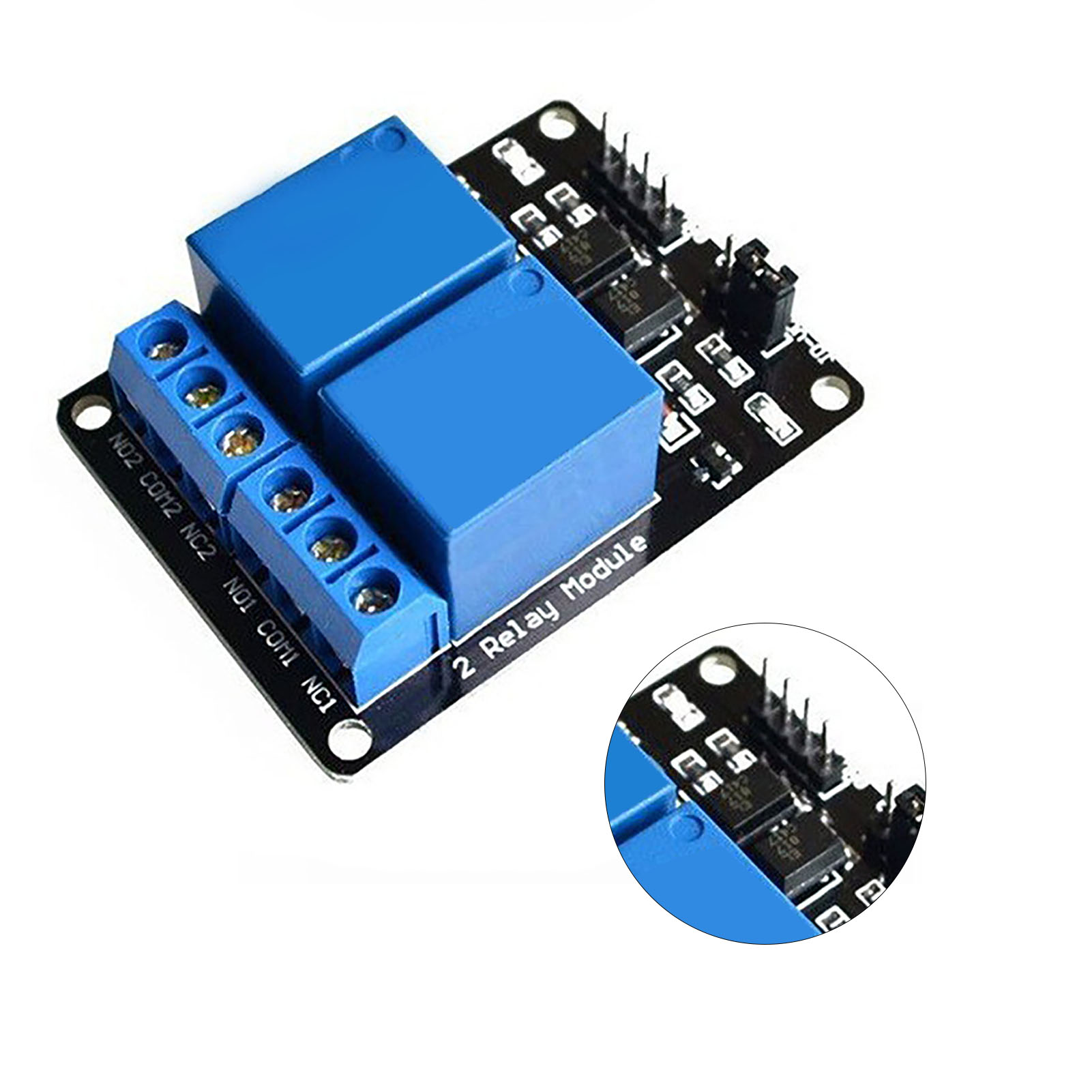 2-kanal-optokoppler-relaismodul Mit 5v-schutz, Scm-entwicklungsboard, Arduino-zubehör