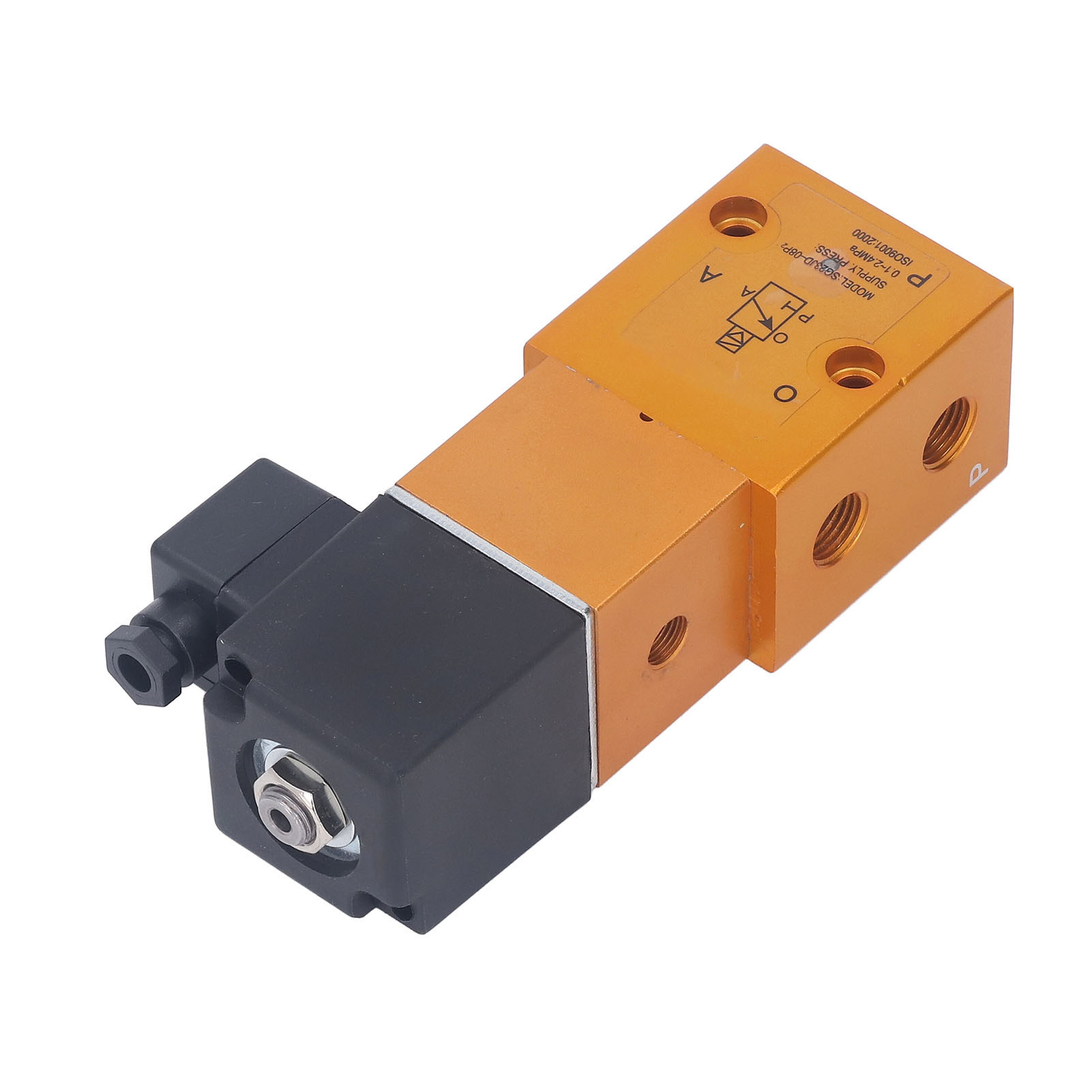 3/2-wege-magnetventil G1/4 8 Mm, Hochdruckabsperrventil, Wegeventil 24 V Dc Für Pneumatische Systeme