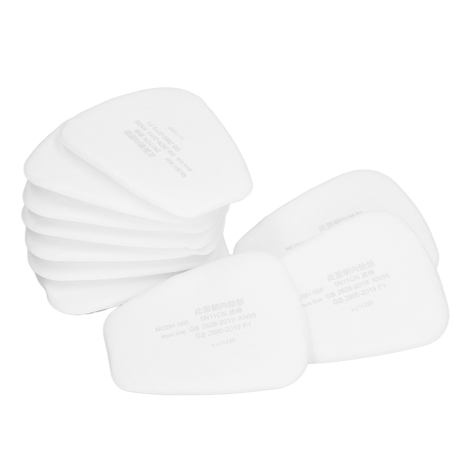 5n11cn X50 Filter, Mehrlagige Struktur, Ersatzpartikel Für 6100 Maske, Einweg-atemschutz, Packung Mit 50 Stück